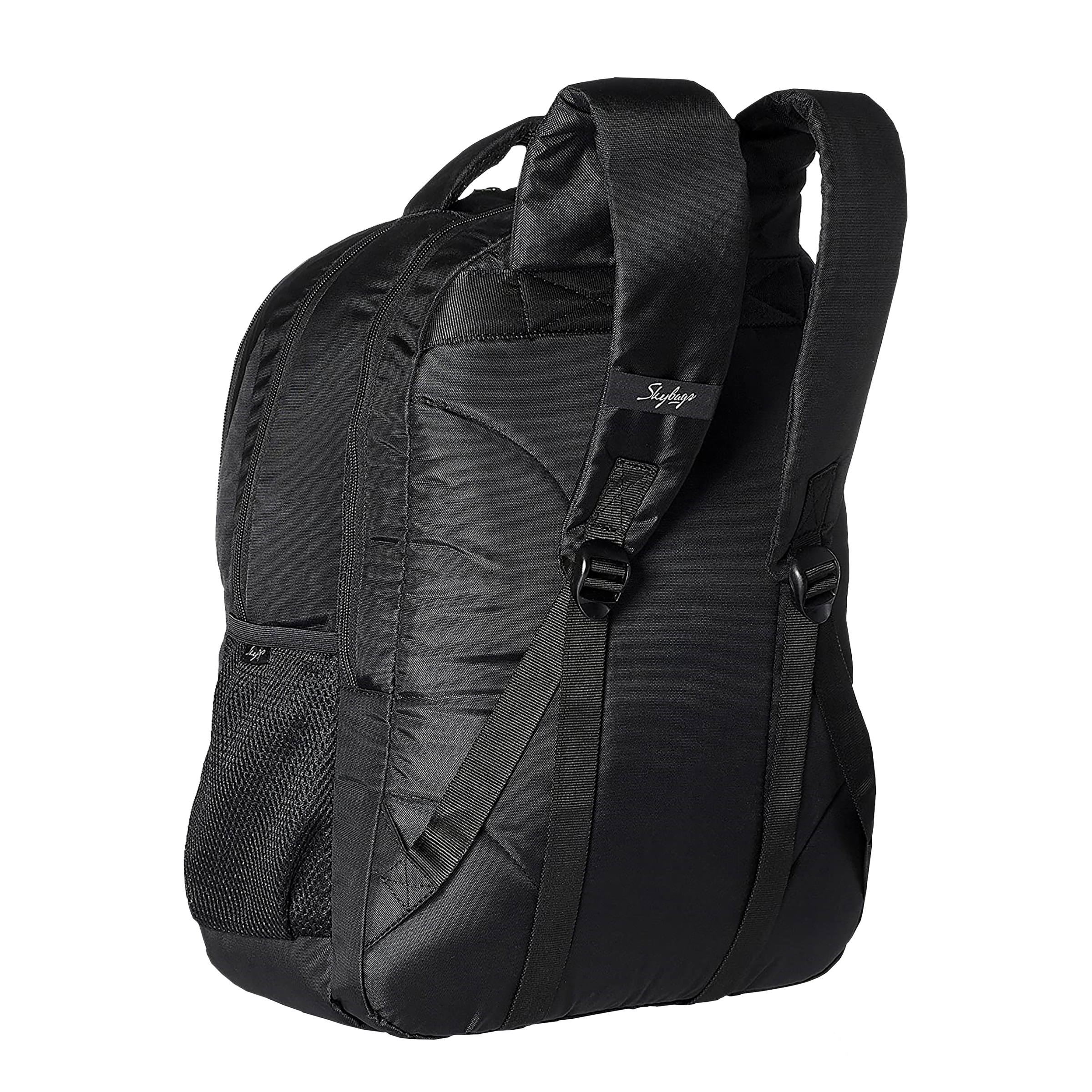 Skybags Fox Polyester Laptop Backpack for 15 Inch Laptop (29 L, Cushion Backstrap, Black)_4