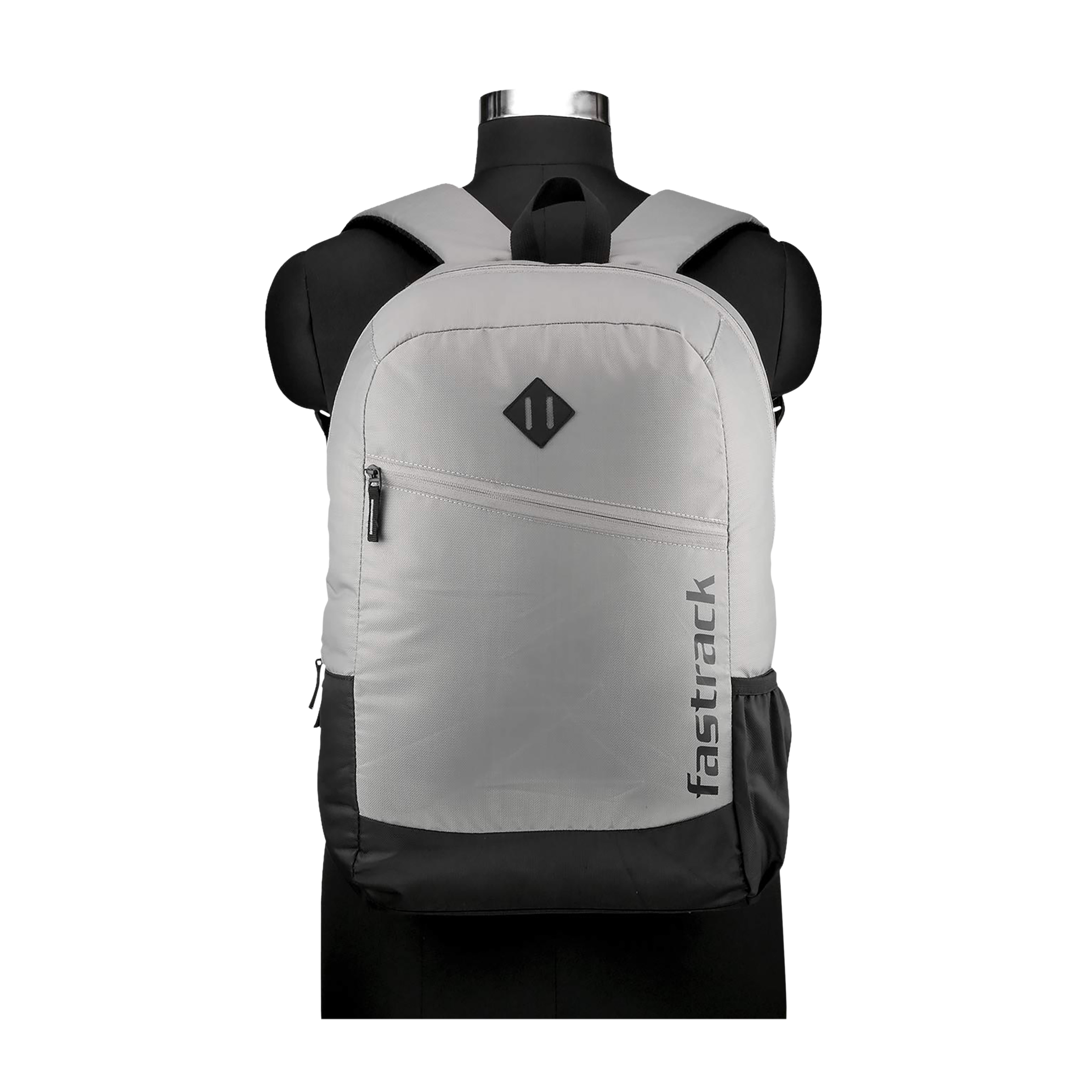 fastrack Polyester Laptop Backpack for 16 Inch Laptop (25 L, Lightweight & Comfortable, Grey)_8