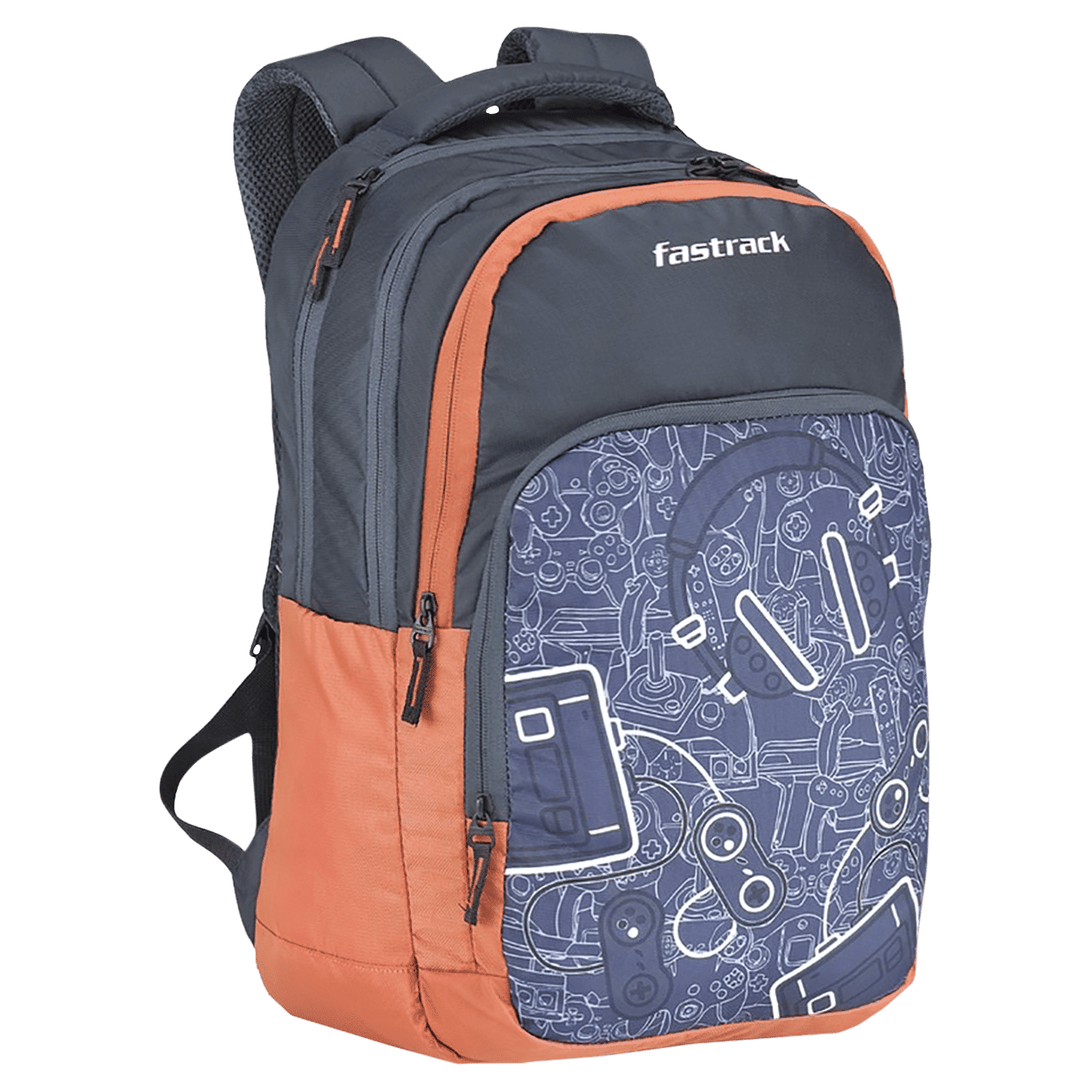 fastrack Alpha Ergolight Polyester Laptop Backpack for 16 Inch Laptop (35 L, Lightweight, Dark Blue)_6