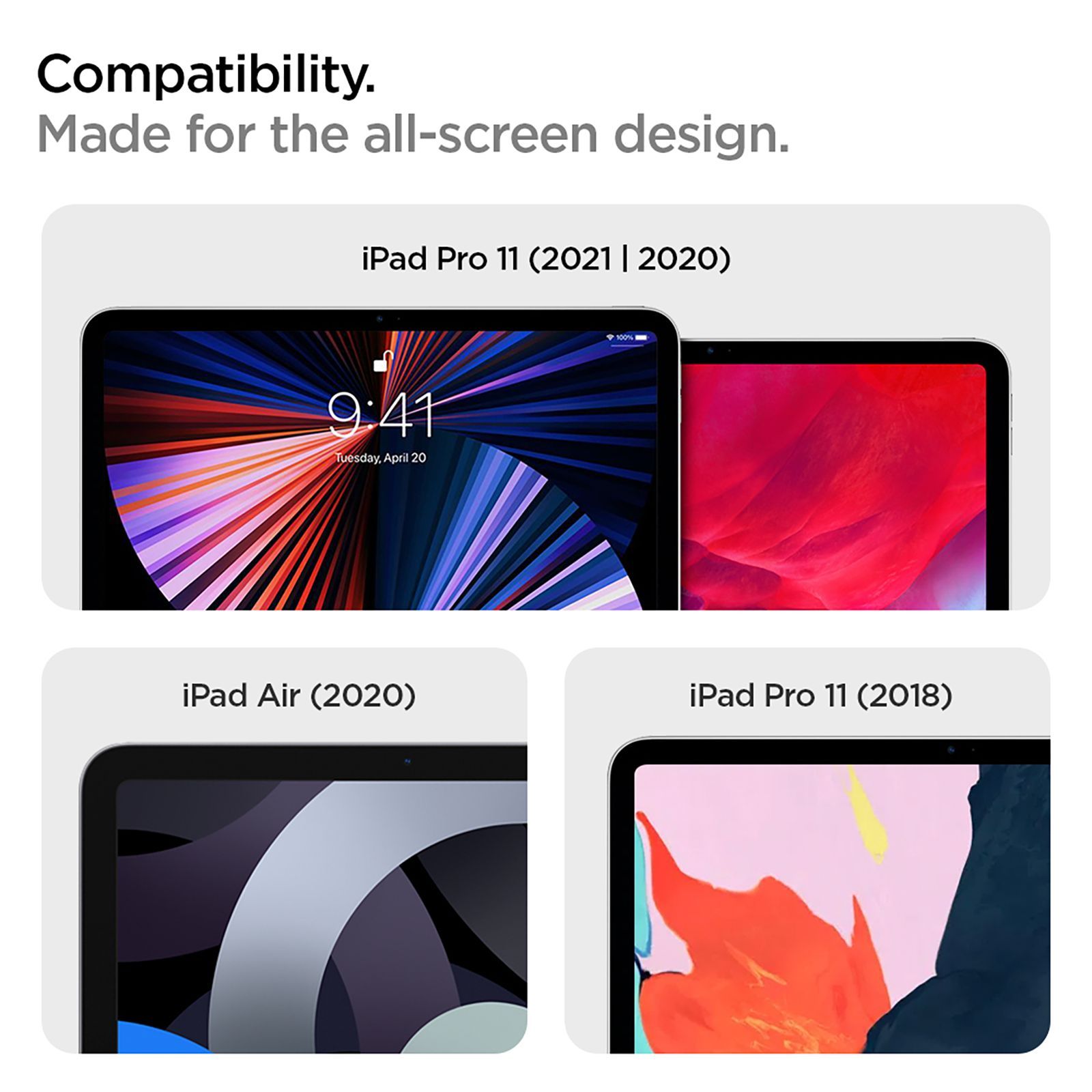 Spigen GLAS.tR Slim Screen Protector for Apple iPad Air 10.9 Inch, iPad Pro 11 Inch (Oleophobic Coating) Spigen GLAS.tR Slim Screen Protector for Apple iPad Air 10.9 Inch, iPad Pro 11 Inch (Oleophobic Coating)_14