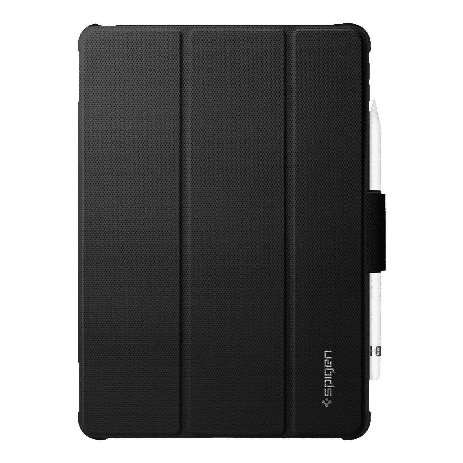 Spigen Rugged Armor Pro Polyurethane Leather, TPU Flip Cover for Apple iPad (9th, 8th & 7th Gen) (Built-in Kickstand, Black)_17