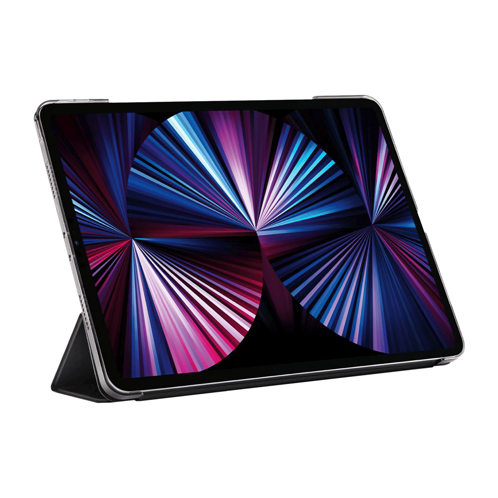 Spigen Smart Fold Polycarbonate, Polyurethane Leather Flip Cover for Apple iPad Pro (Secure Magnetic Closure, Black)_12