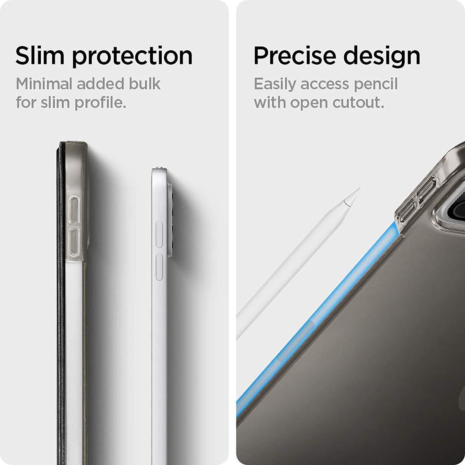 Spigen Smart Fold Polycarbonate, Polyurethane Leather Flip Cover for Apple iPad Pro (Secure Magnetic Closure, Black)_15