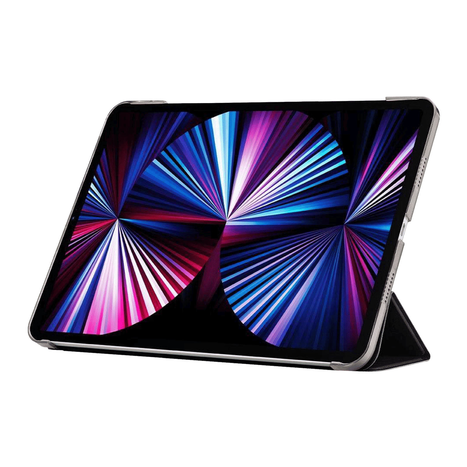 Spigen Smart Fold Polycarbonate, Polyurethane Leather Flip Cover for Apple iPad Pro (Secure Magnetic Closure, Black)_5