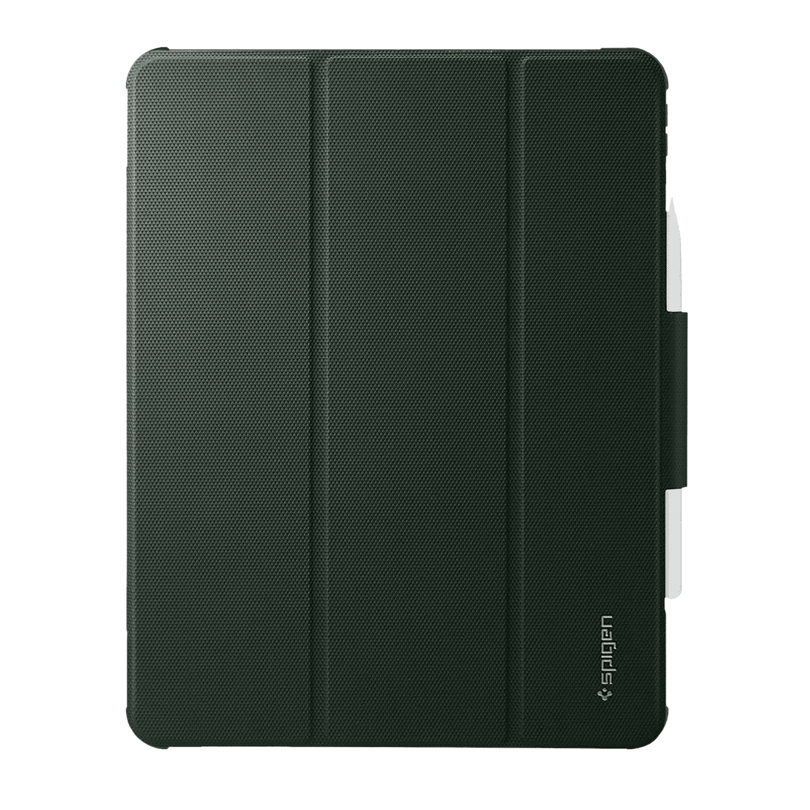 spigen Rugged Armor Pro Polyurethane Leather, TPU Flip Cover for Apple iPad Pro (Built-in Kickstand, Military Green)_15