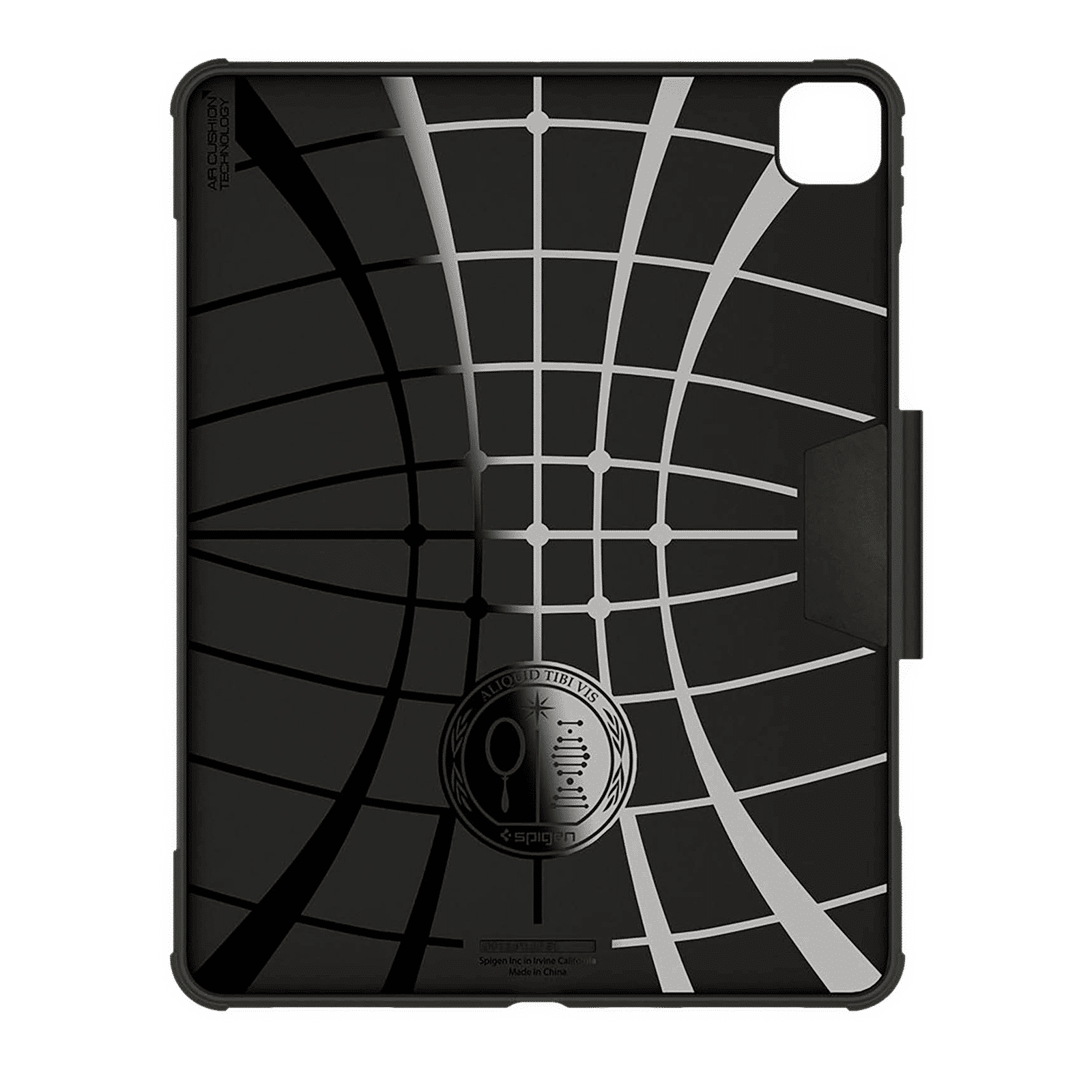 Spigen Rugged Armor Pro Polyurethane Leather, TPU Flip Cover for Apple iPad Pro (Built-in Kickstand, Gunmetal)_6