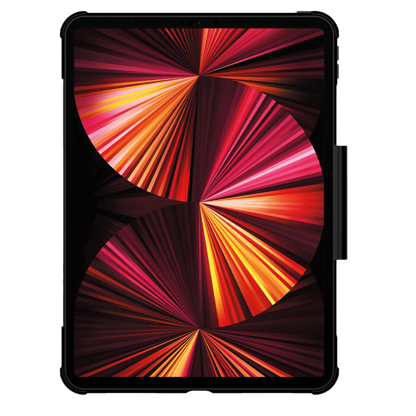 Spigen Rugged Armor Pro Polyurethane Leather, TPU Flip Cover for Apple iPad Pro (Built-in Kickstand, Black)_9