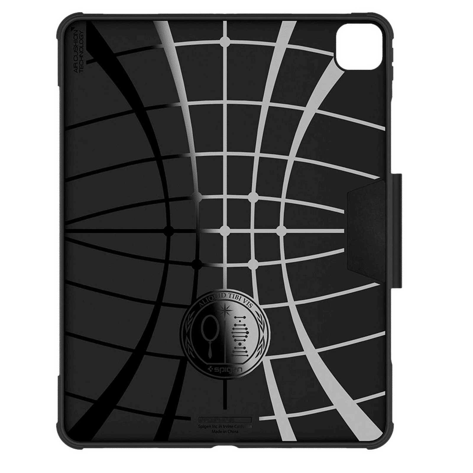 Spigen Rugged Armor Pro Polyurethane Leather, TPU Flip Cover for Apple iPad Pro (Built-in Kickstand, Black)_6