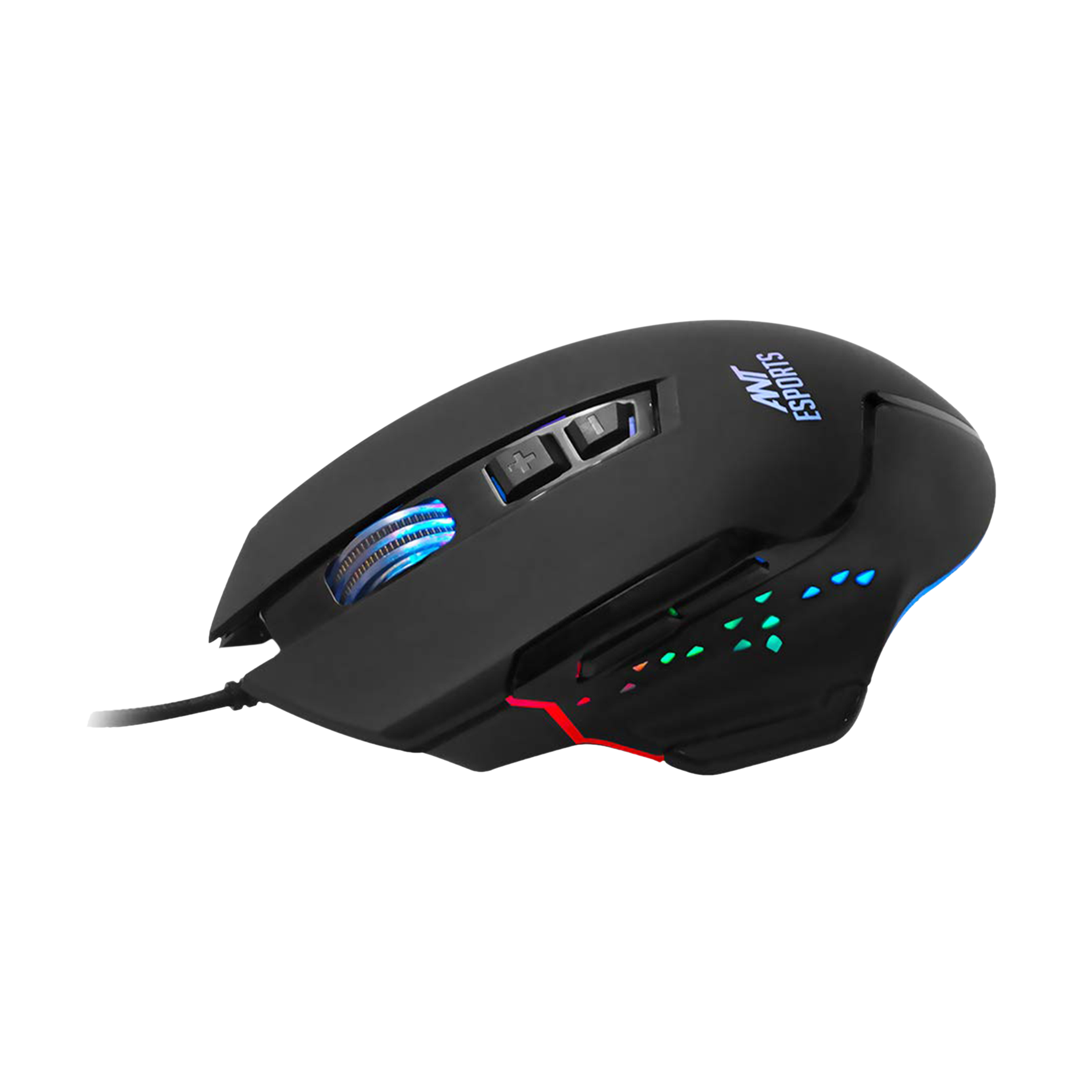 ANT ESPORTS GM300 Wired Optical Gaming Mouse (4800 DPI Adjustable, Ergonomic Design, Black)_3