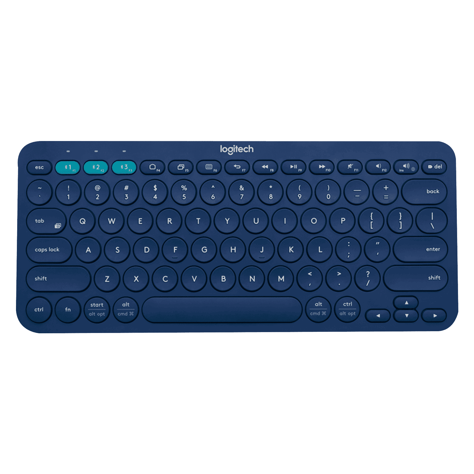 logitech K380 Bluetooth 3.0 Wireless Keyboard with Multi Device Connectivity (Low Profile Scissor Keys, Blue) logitech K380 Bluetooth 3.0 Wireless Keyboard with Multi Device Connectivity (Low Profile Scissor Keys, Blue)_1