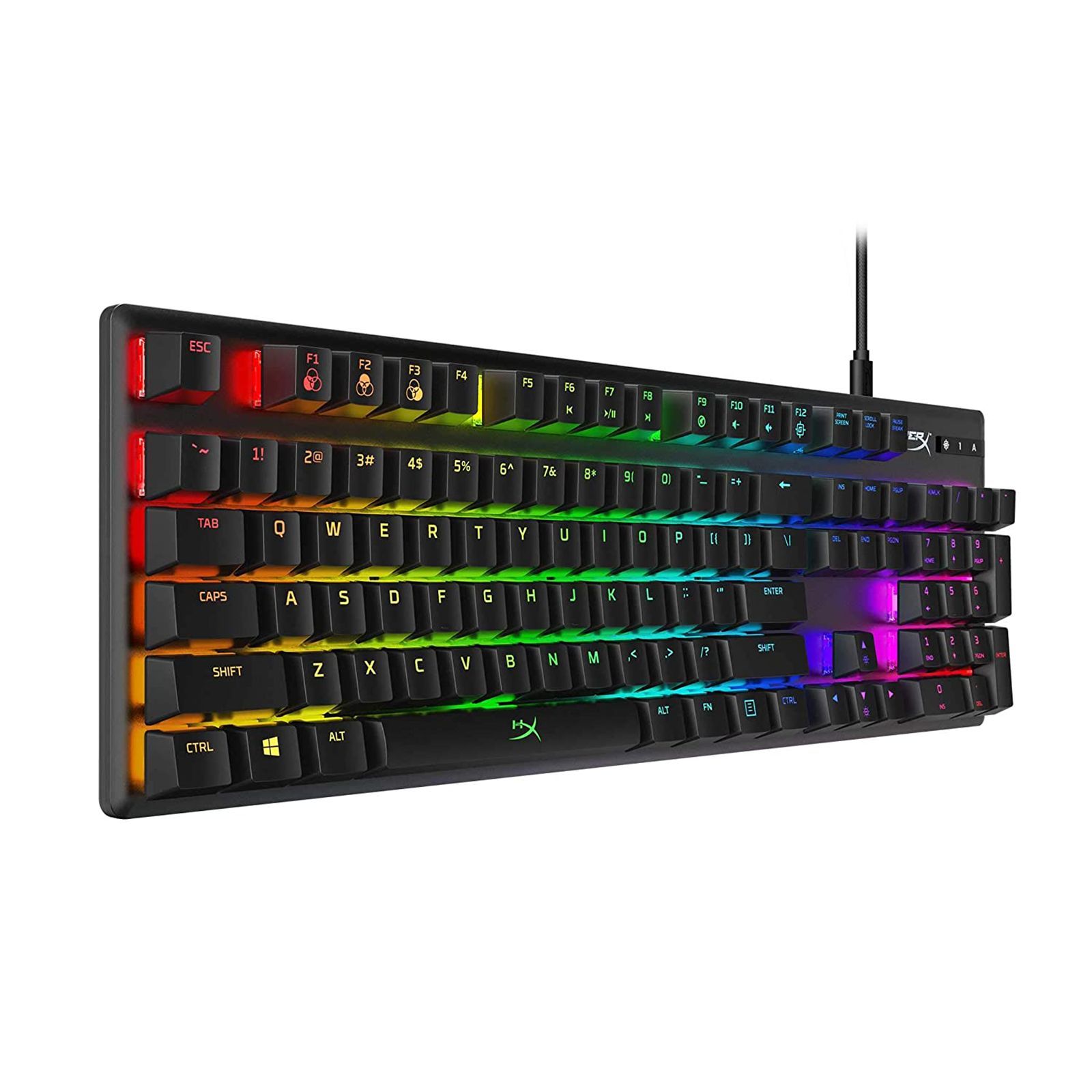 HyperX Alloy Origins Wired Gaming Keyboard (Detachable (Type-C) Cable, HX-KB6RDX-US, HyperX Blue Switch) HyperX Alloy Origins Wired Gaming Keyboard (Detachable (Type-C) Cable, HX-KB6RDX-US, HyperX Blue Switch)_3