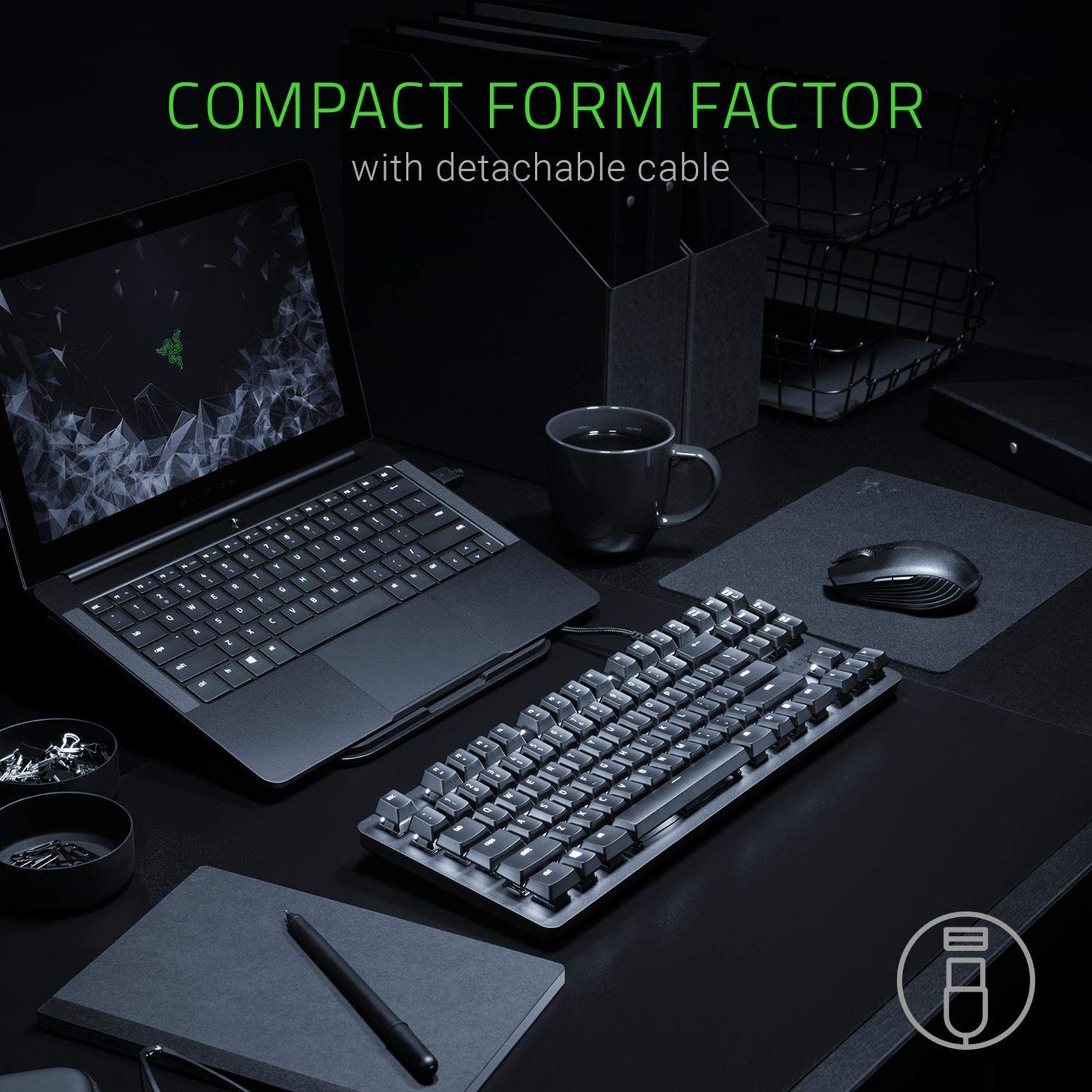 RAZER BlackWidow Lite Wired Gaming Keyboard (Orange Mechanical Switch, RZ03-02640200-R3U1, Black)_16