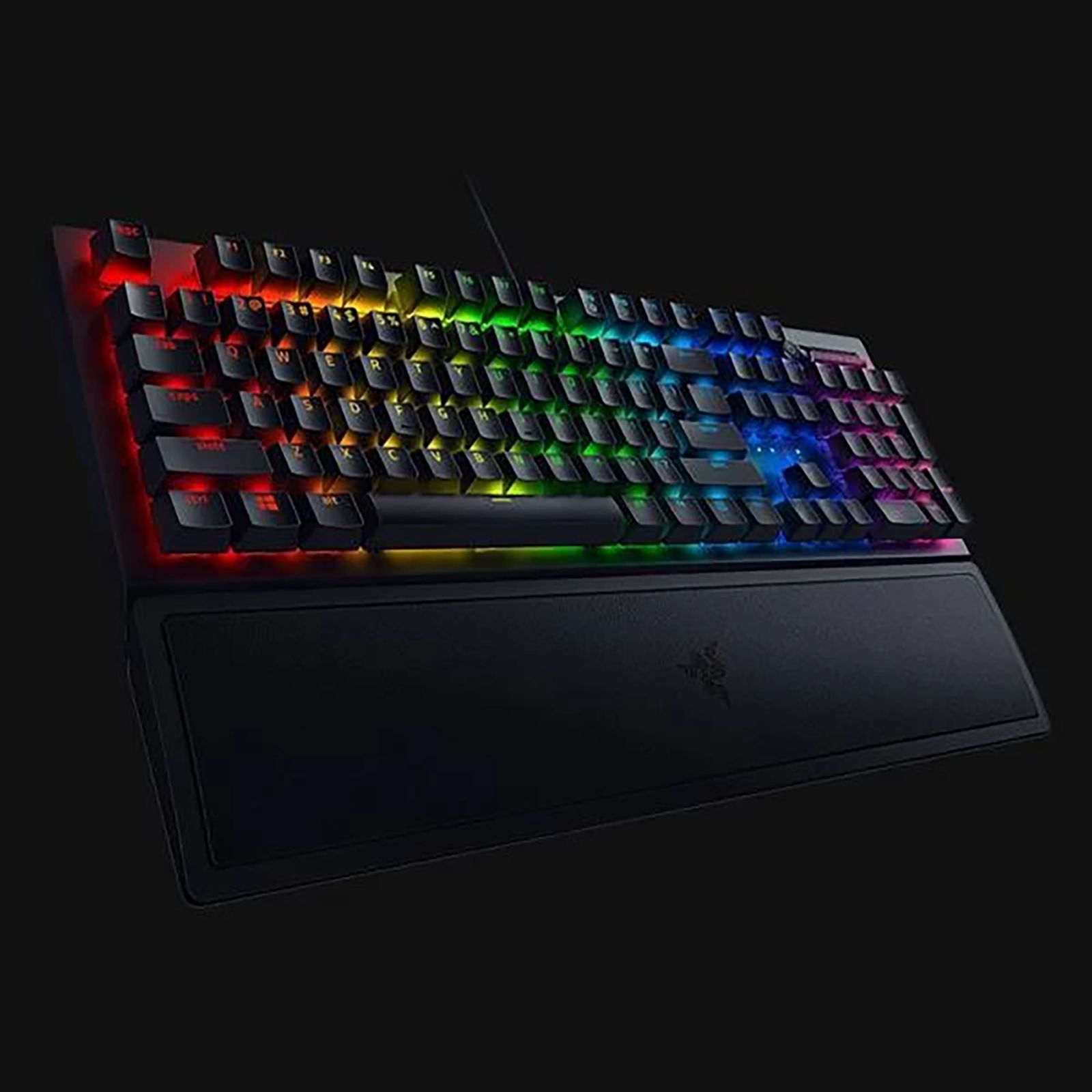 RAZER BlackWidow V3 Wired Gaming Keyboard with Backlit Keys (Ergonomic Wrist Rest, Black)_10