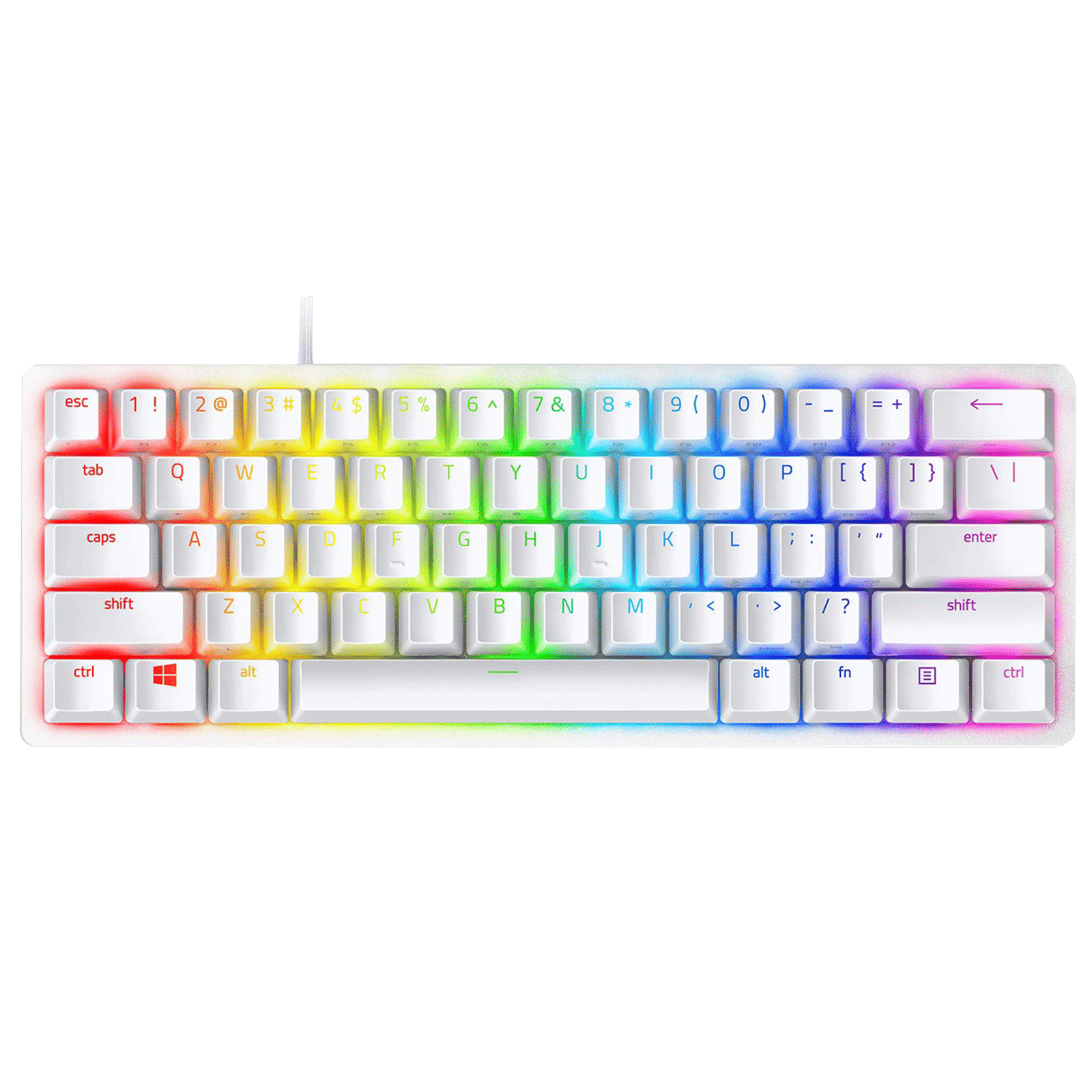 RAZER Huntsman Mini Wired Gaming Keyboard (Optical Switch, RZ03-03390300-R3M1, Mercury)_1