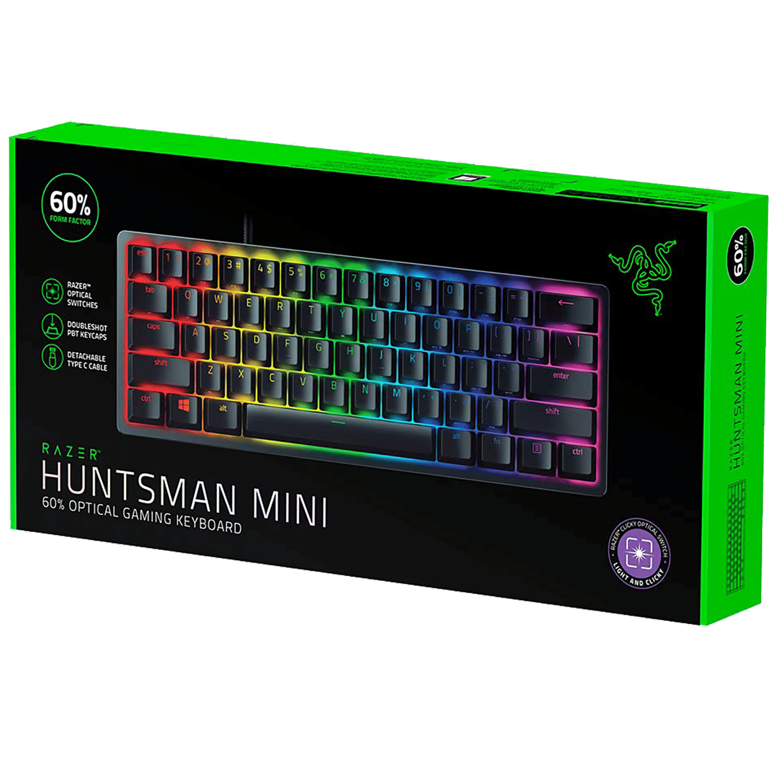 RAZER Huntsman Mini Wired Gaming Keyboard with Backlit Keys (Linear Optical Switch, Black) RAZER Huntsman Mini Wired Gaming Keyboard with Backlit Keys (Linear Optical Switch, Black)_15