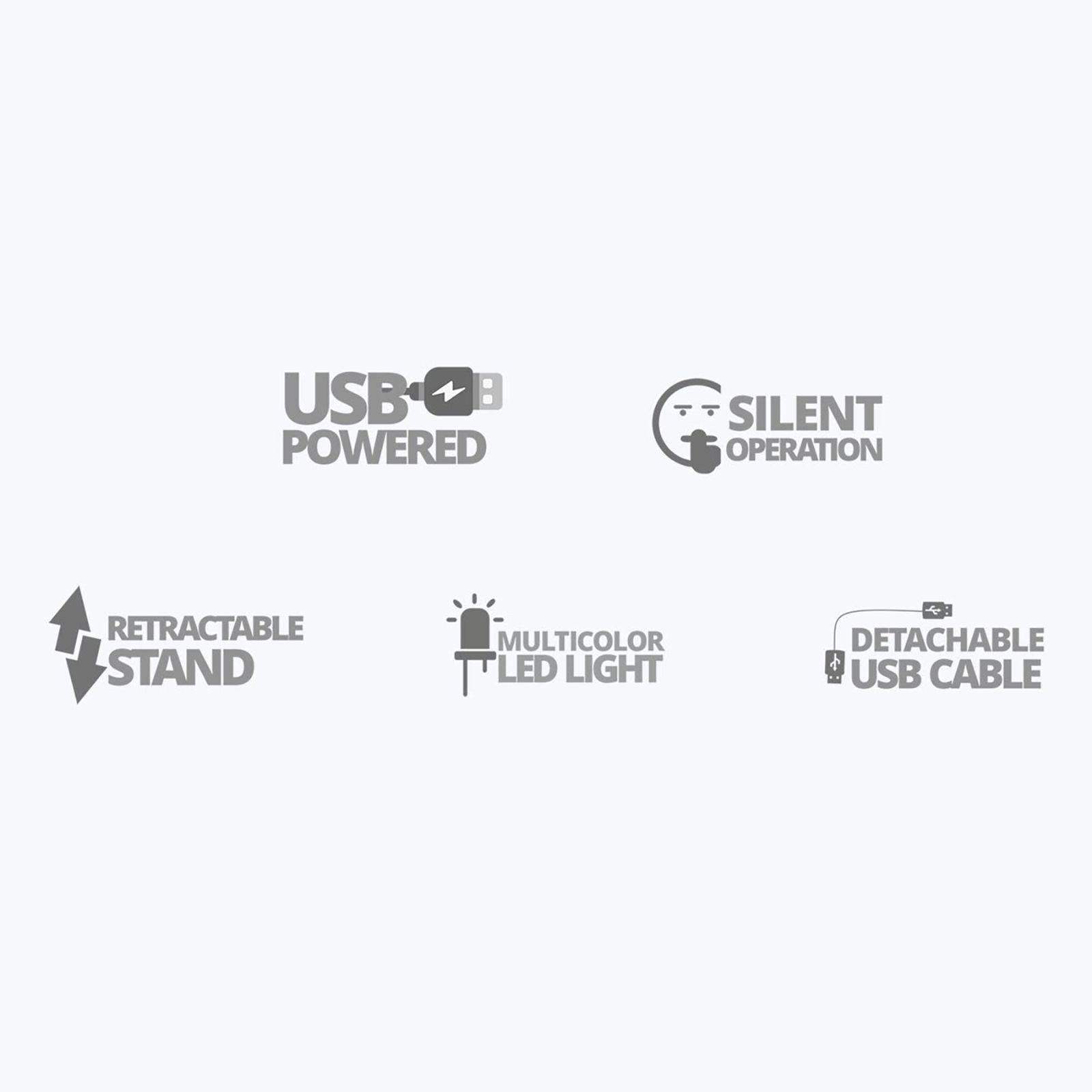 ZEBRONICS ZEB-NC7000 Stand with Cooling Fan For Laptop (USB Powered, A180-ZEB-NC7000, Black)_8