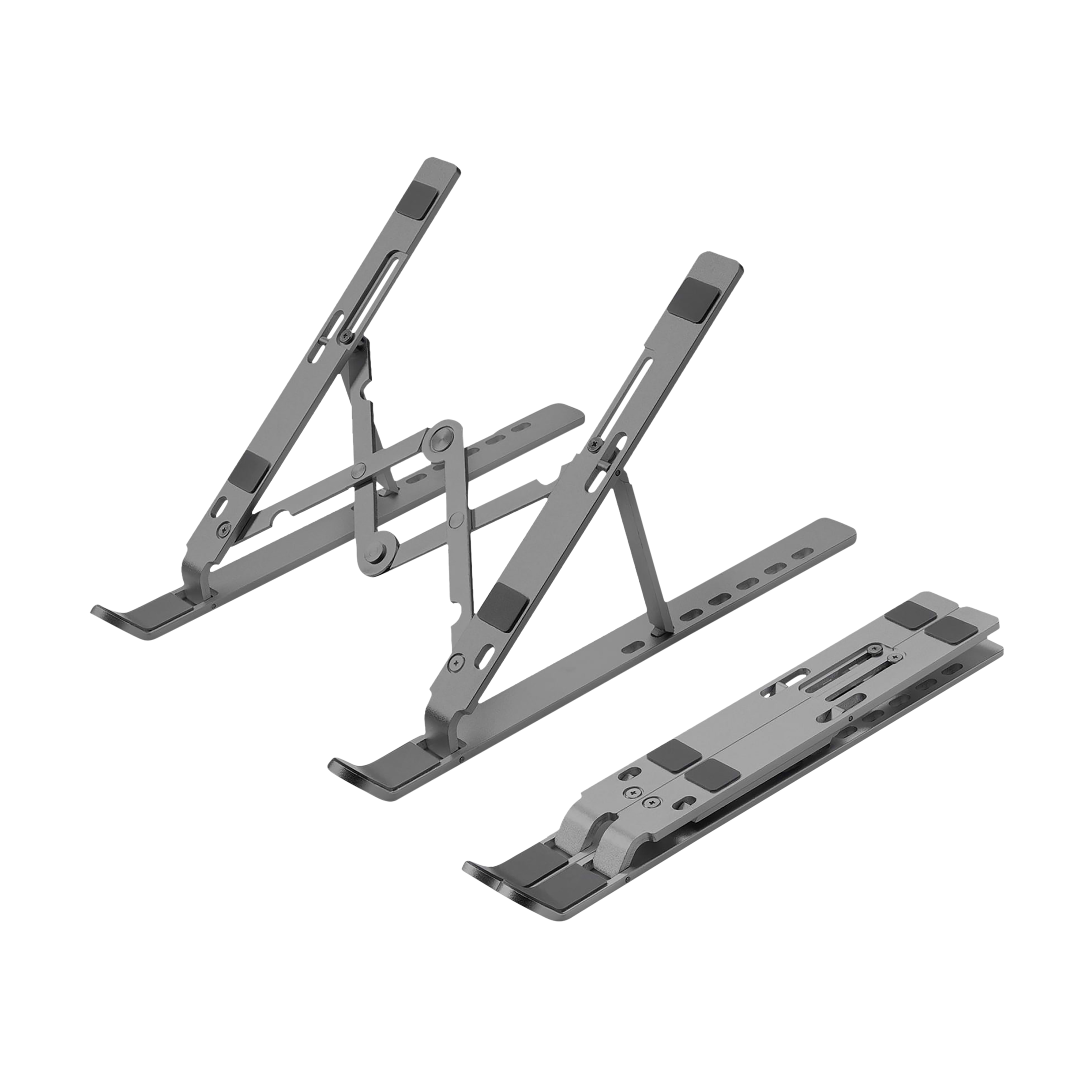 ZEBRONICS ZEB-NS2000 Laptop Stand (7 Adjustable Levels, A31-NS2000, Dark Grey) ZEBRONICS ZEB-NS2000 Laptop Stand (7 Adjustable Levels, A31-NS2000, Dark Grey)_1