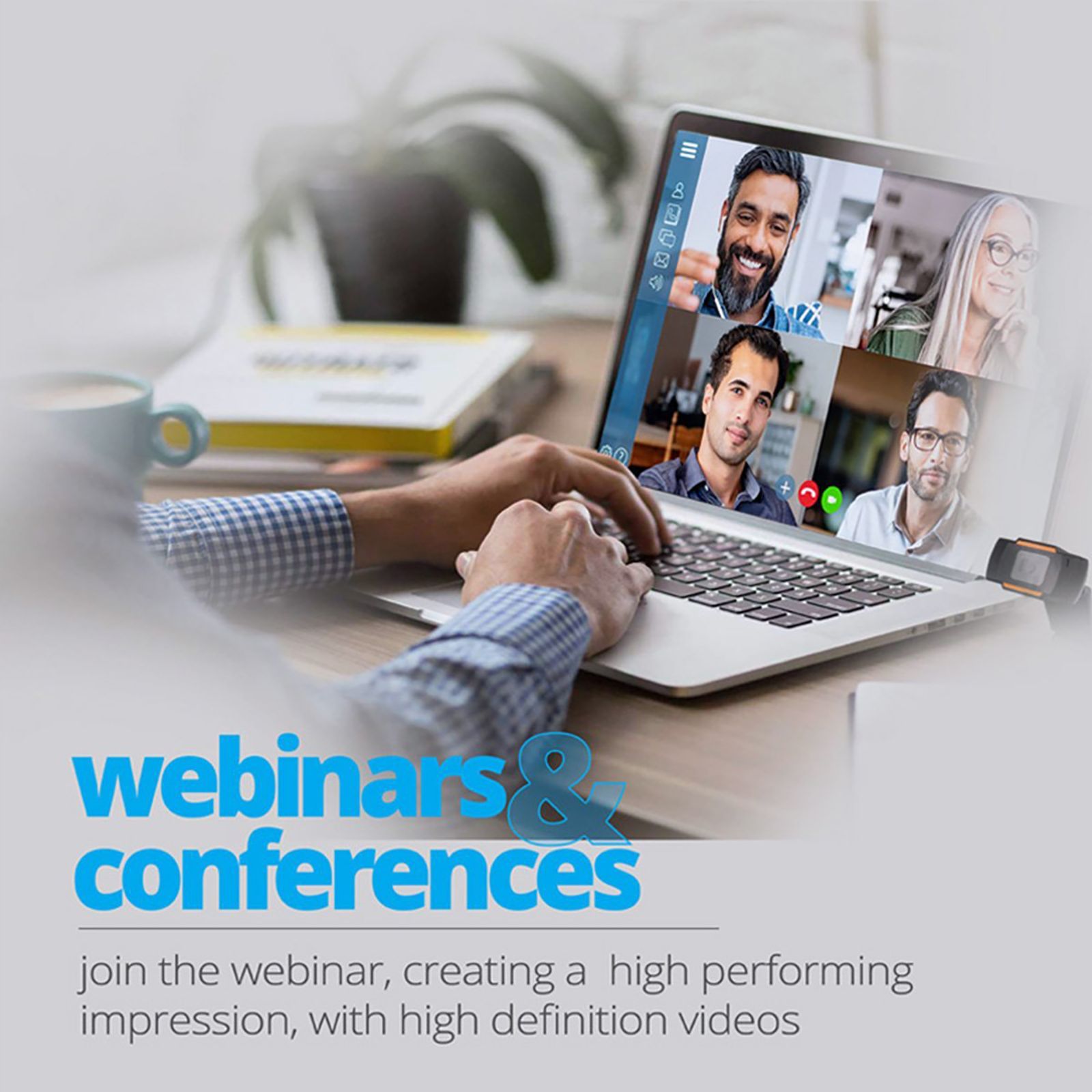 ZEBRONICS Zeb-Crisp Pro 5P Web Cam (Built-in Microphone, Black)_6