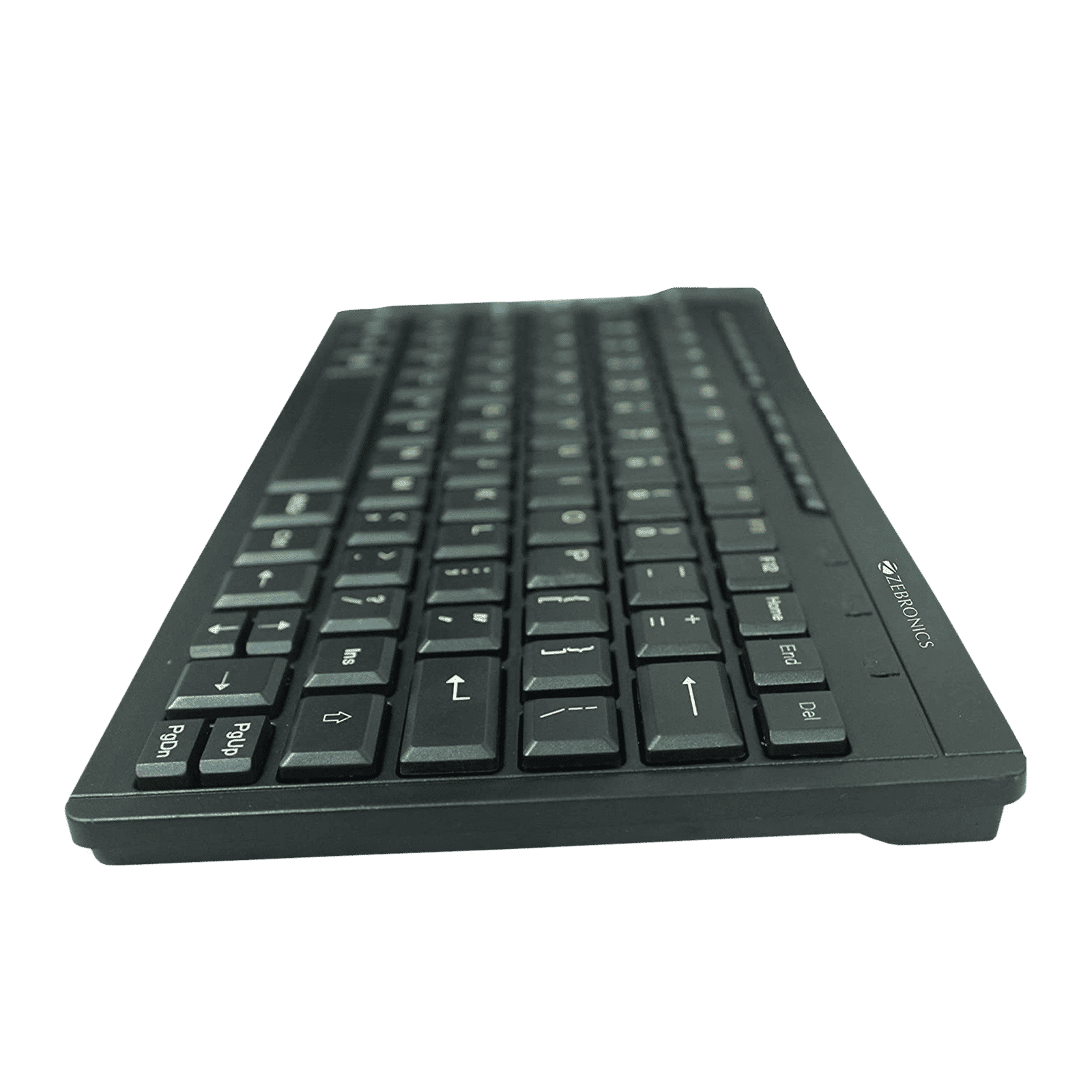 ZEBRONICS ZEB-K04 Wired Keyboard with Dedicated Multimedia Keys (Laser Printed Keycaps, Black)_4