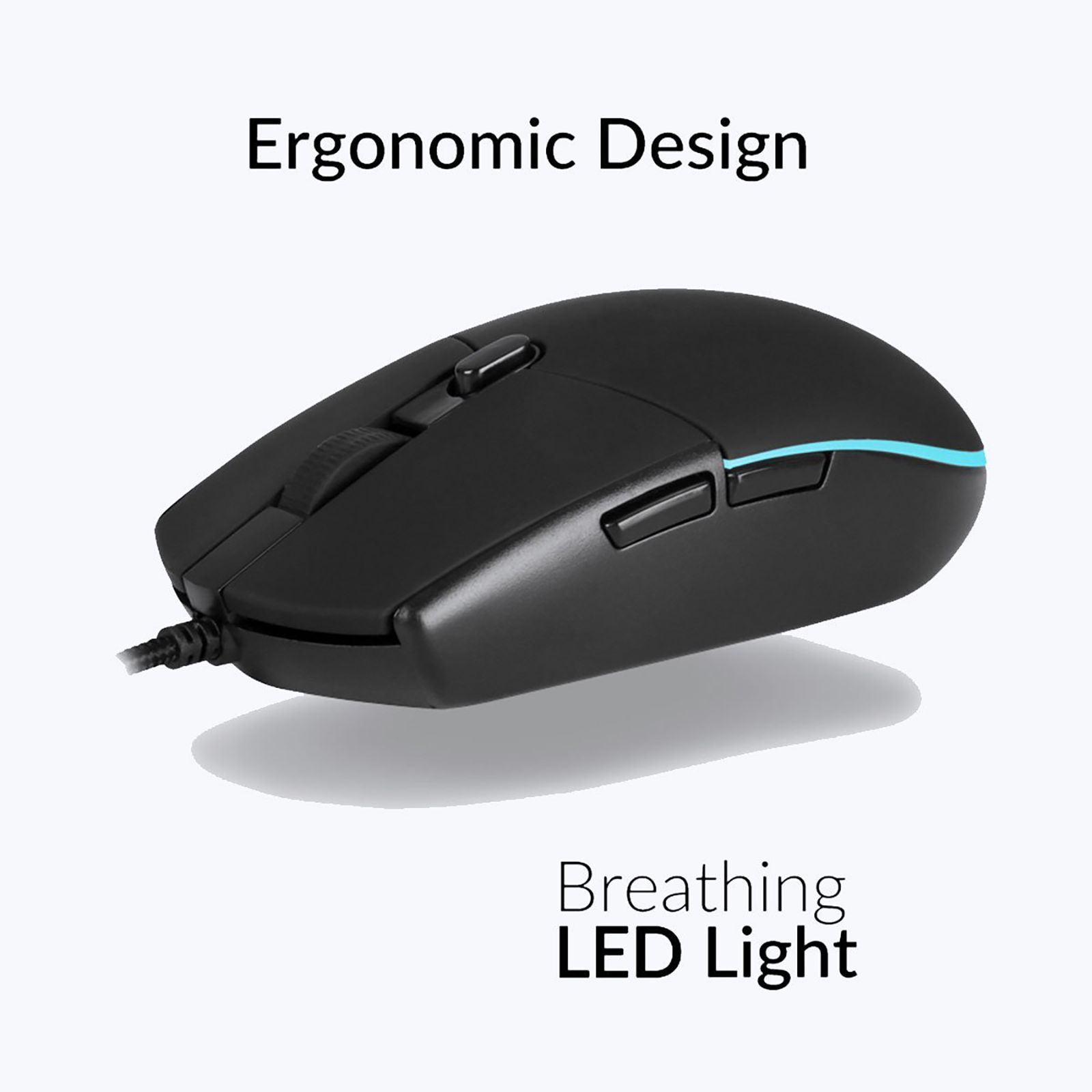 ZEBRONICS ZEB-War Wired Gaming Keyboard & Mouse Combo (104 Keys, 3200 DPI Adjustable, Advanced Optical Sensor Technology, Black)_7