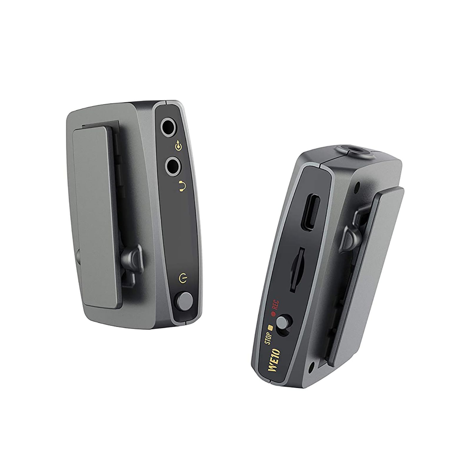 MIRFAK Audio WE10 Camera Mount Wireless Microphone (Multi-Function Screen, Black)_3