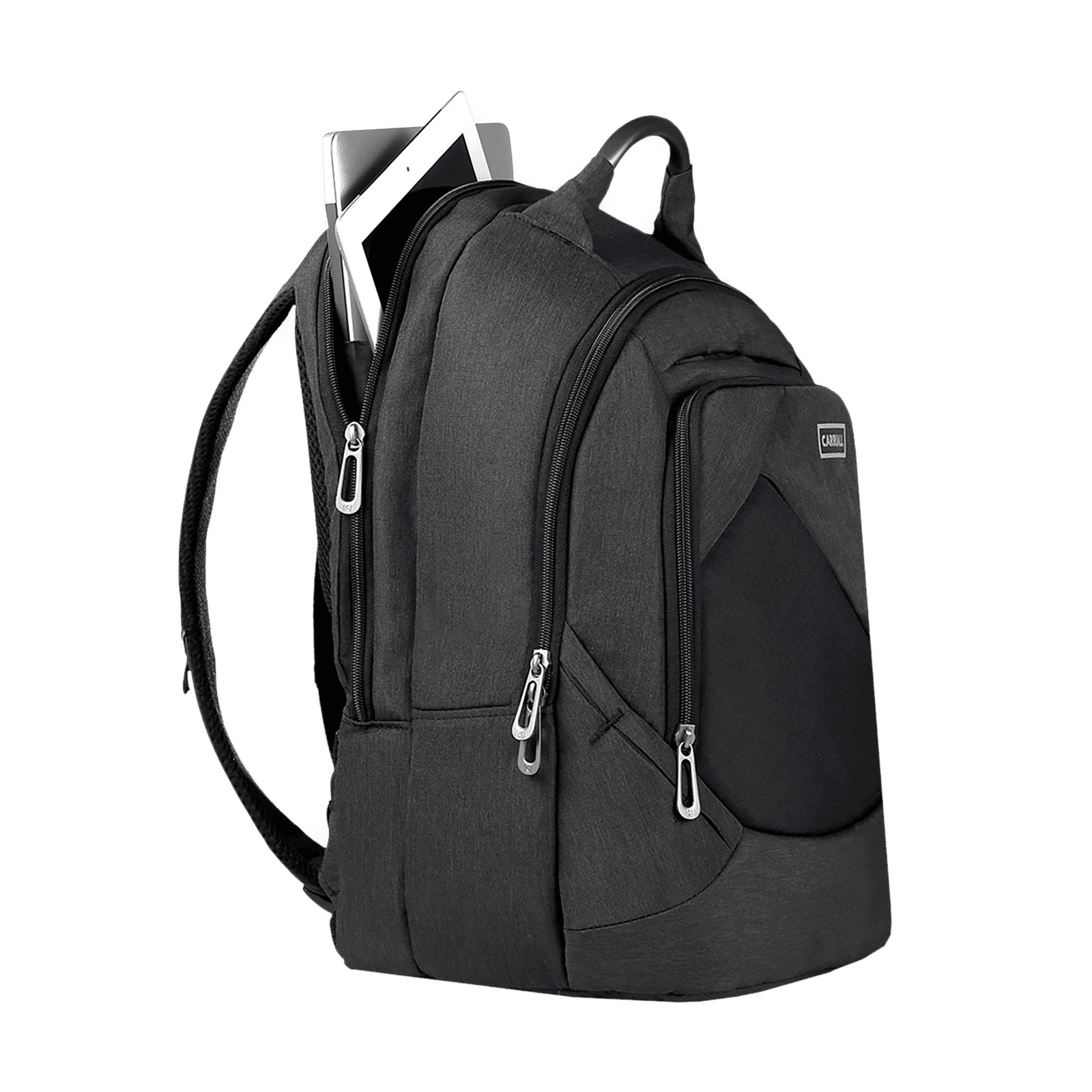 Carriall Minikin Polyester Laptop Backpack for 15.6 Inch Laptop (29.6 L, USB Charging Port, Black)_5