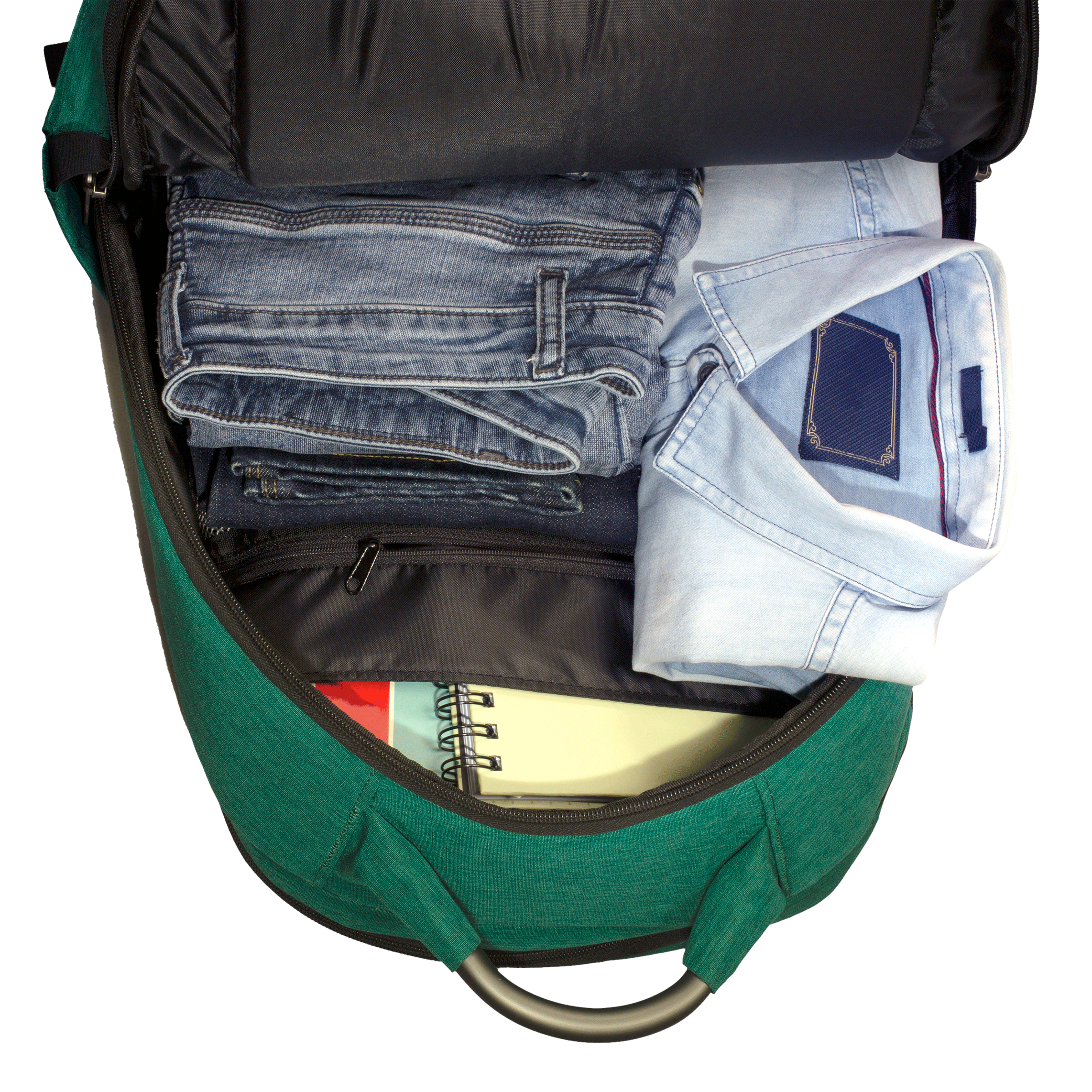 Carriall Minikin Polyester Laptop Backpack for 15.6 Inch Laptop (29.6 L, USB Charging Port, Green)_7