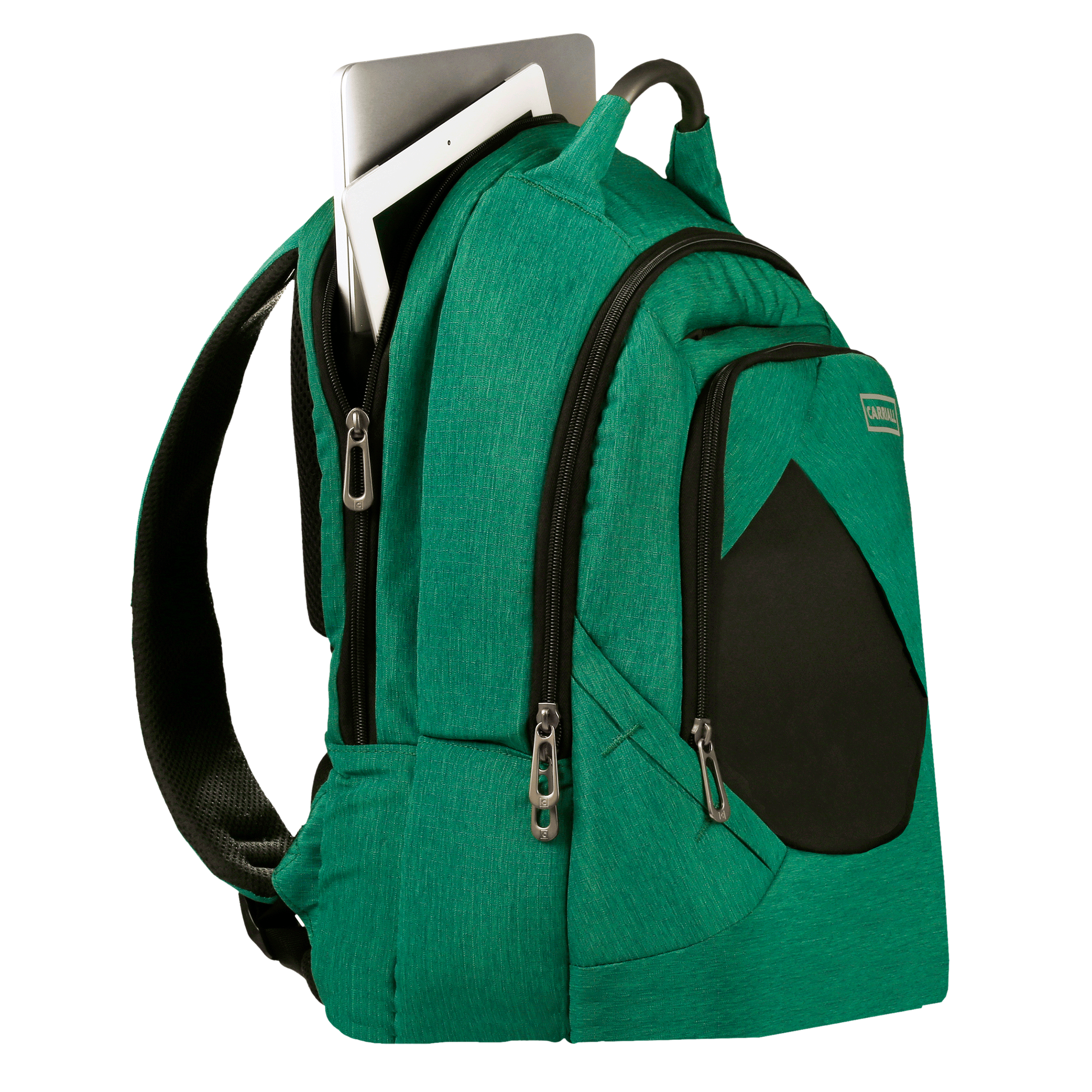 Carriall Minikin Polyester Laptop Backpack for 15.6 Inch Laptop (29.6 L, USB Charging Port, Green)_5