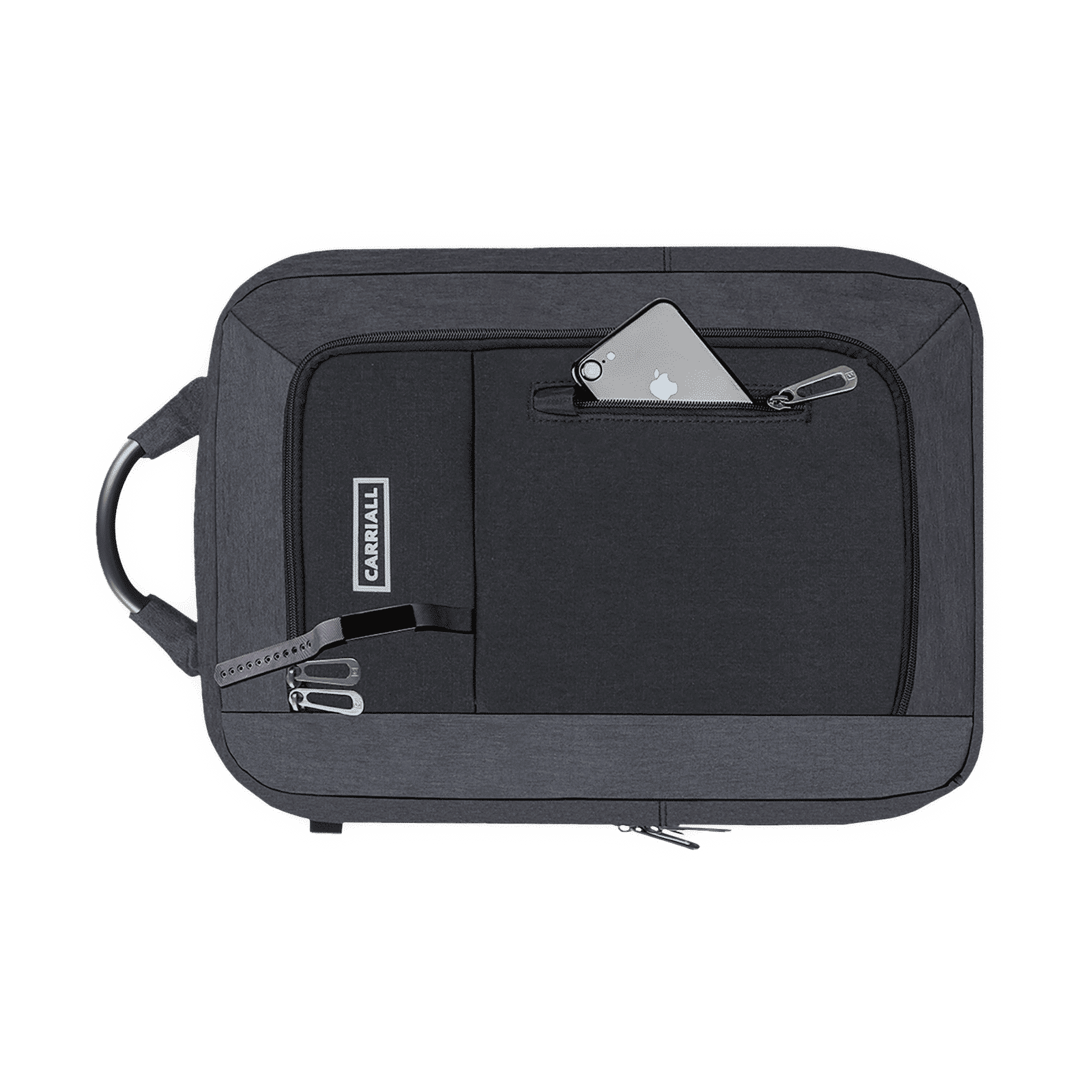 Carriall Minch Polyester Laptop Backpack for 15.6 Inch Laptop (27.3 L, USB Charging Port, Black)_9