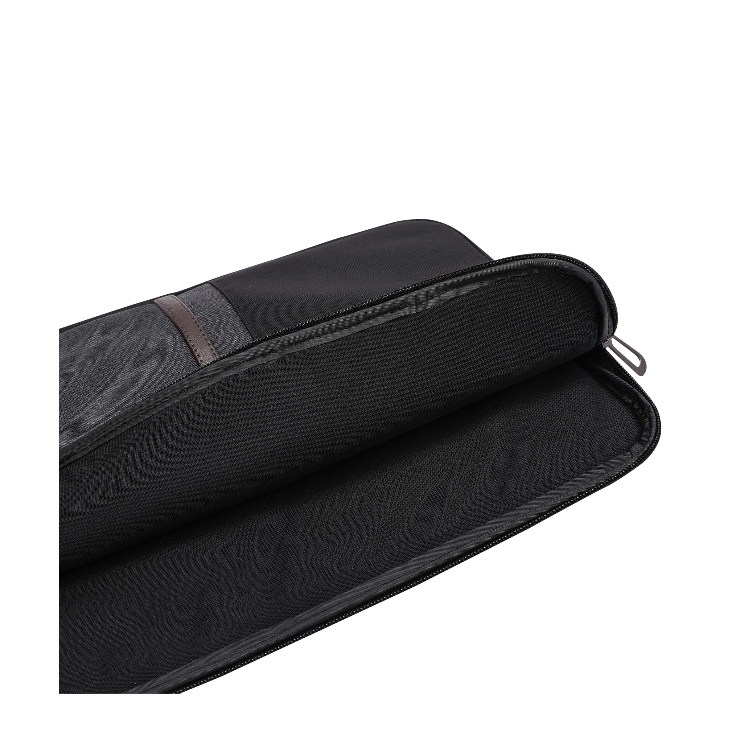 Carriall Suave Fabric, Polyester Laptop Sleeve for 15 Inch Laptop (2 L, Water Resistant, Black/Grey) Carriall Suave Fabric, Polyester Laptop Sleeve for 15 Inch Laptop (2 L, Water Resistant, Black/Grey)_4