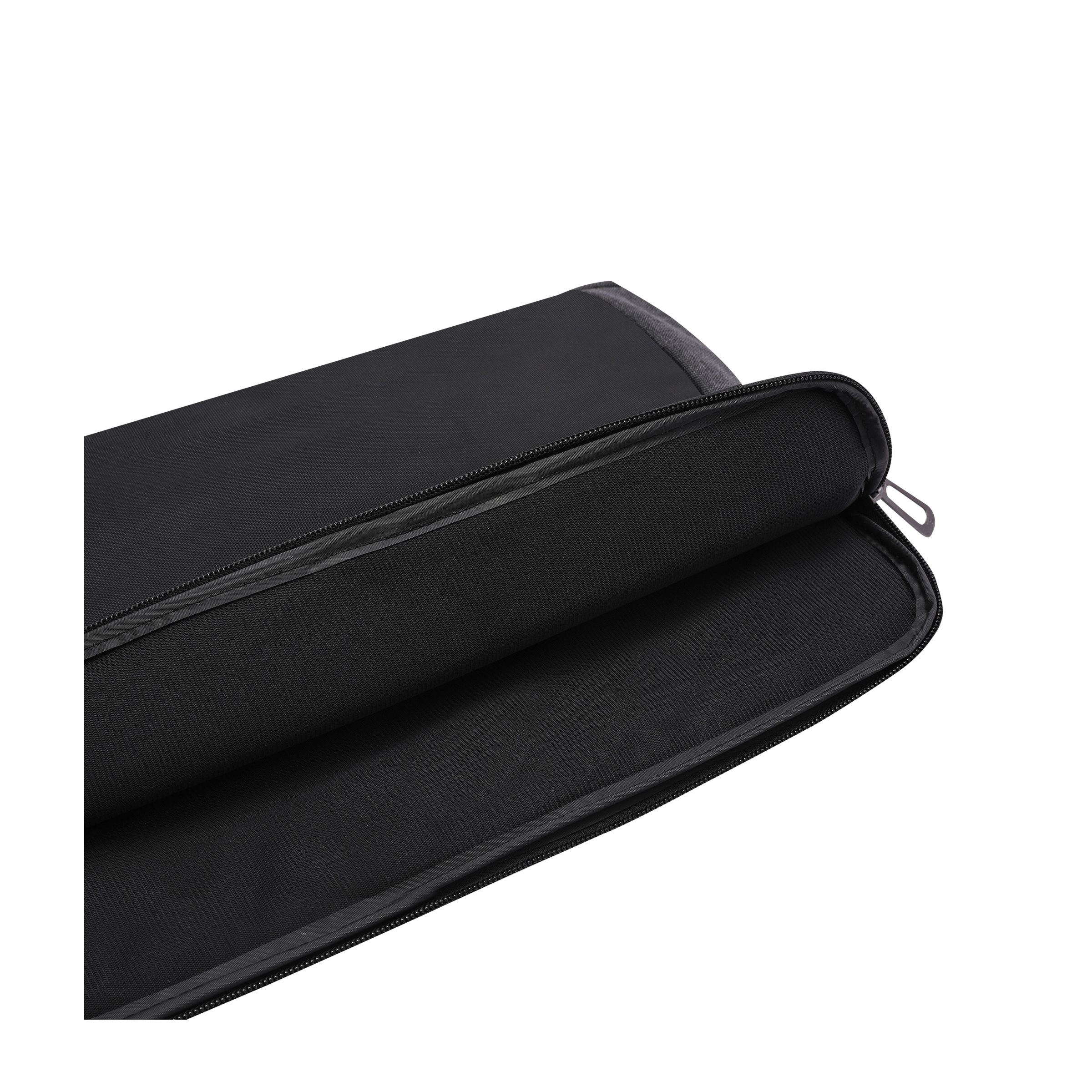 Carriall Noble Fabric, Polyester Laptop Sleeve for 13 Inch Laptop (Water Resistant, Black/Grey)_4