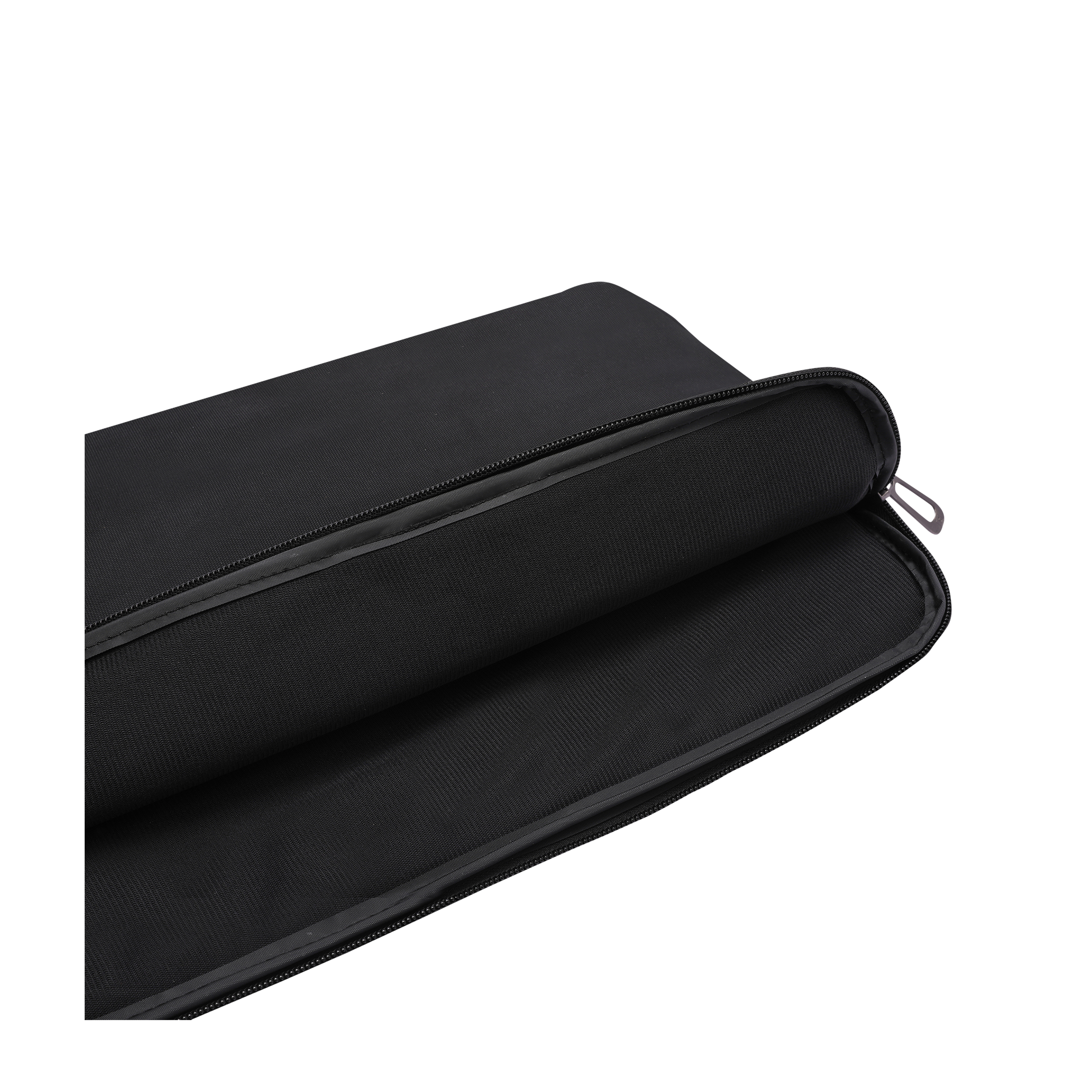 Carriall Urbane Fabric, Polyester Laptop Sleeve for 13 Inch Laptop (Water Resistant, Black/Grey)_4