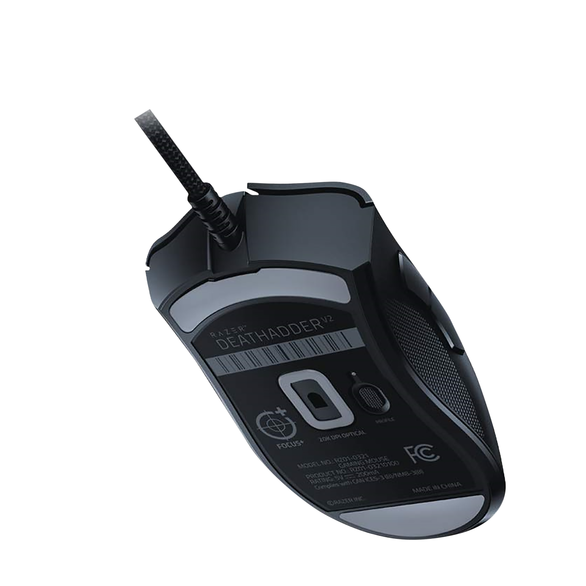 RAZER DeathAdder V2 Wired Optical Gaming Mouse (20000 DPI, RGB Backlit, Black)_6