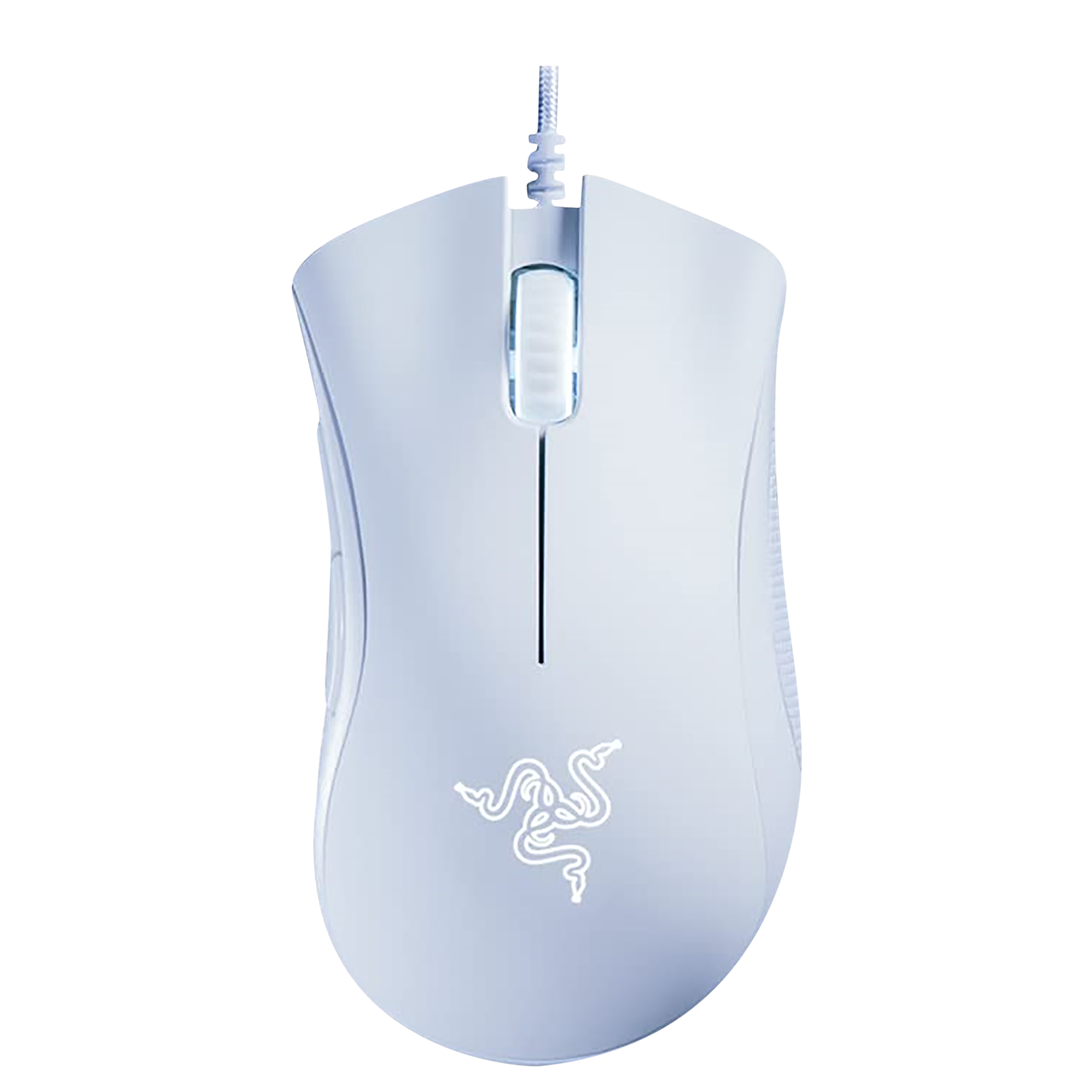 RAZER DeathAdder Essential Wired Optical Gaming Mouse (6400 DPI, RGB Backlit, White)_1