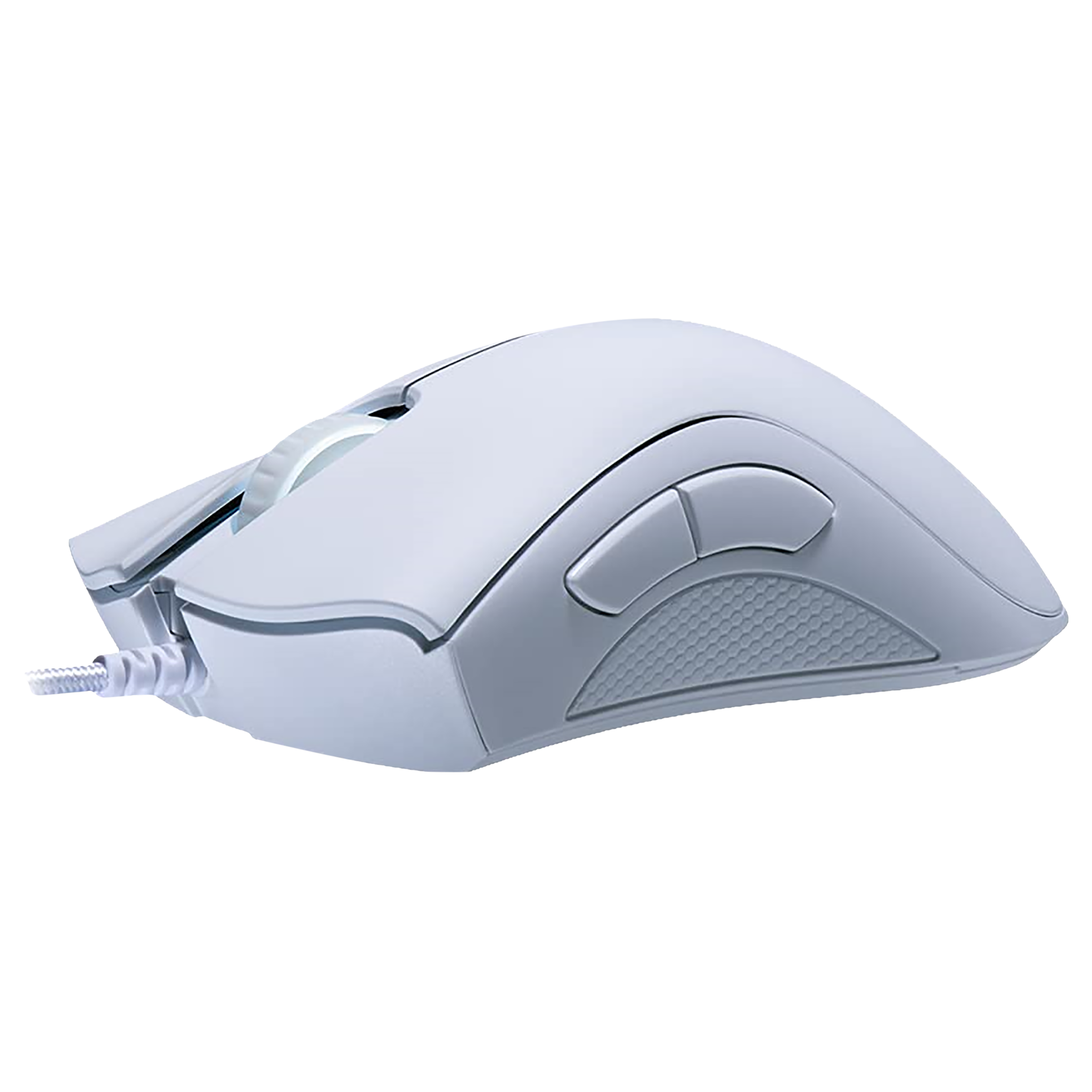 RAZER DeathAdder Essential Wired Optical Gaming Mouse (6400 DPI, RGB Backlit, White)_4