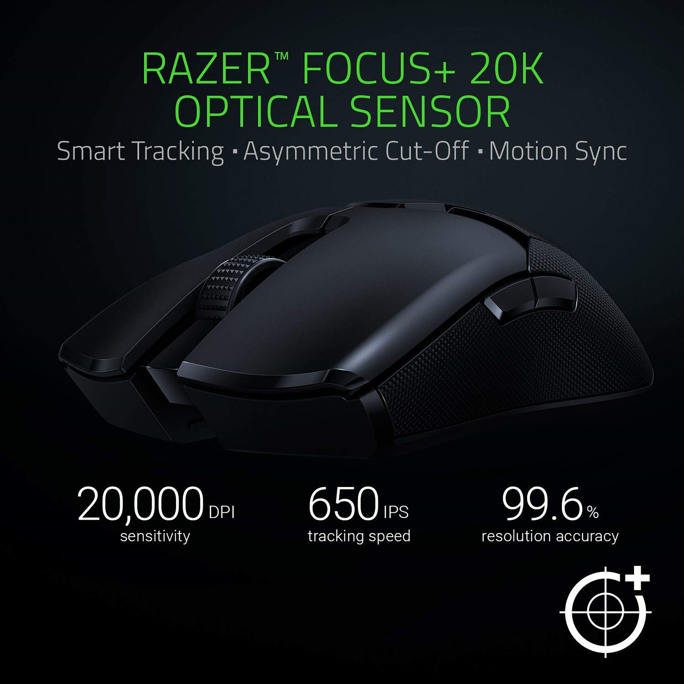 RAZER Viper Ultimate Rechargeable Wireless Optical Gaming Mouse (20000 DPI, Lightsync RGB, Black) RAZER Viper Ultimate Rechargeable Wireless Optical Gaming Mouse (20000 DPI, Lightsync RGB, Black)_8
