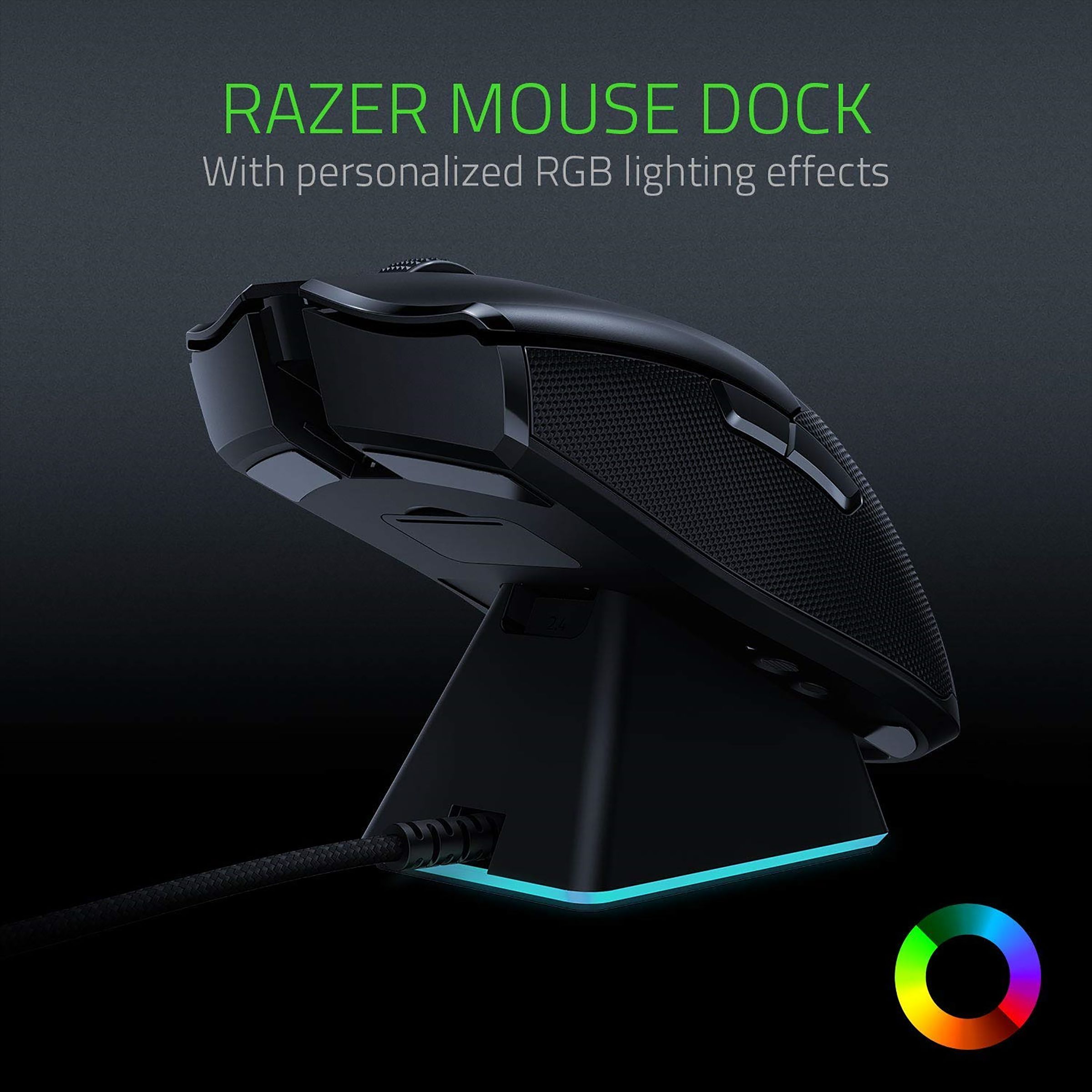 RAZER Viper Ultimate Rechargeable Wireless Optical Gaming Mouse (20000 DPI, Lightsync RGB, Black) RAZER Viper Ultimate Rechargeable Wireless Optical Gaming Mouse (20000 DPI, Lightsync RGB, Black)_9
