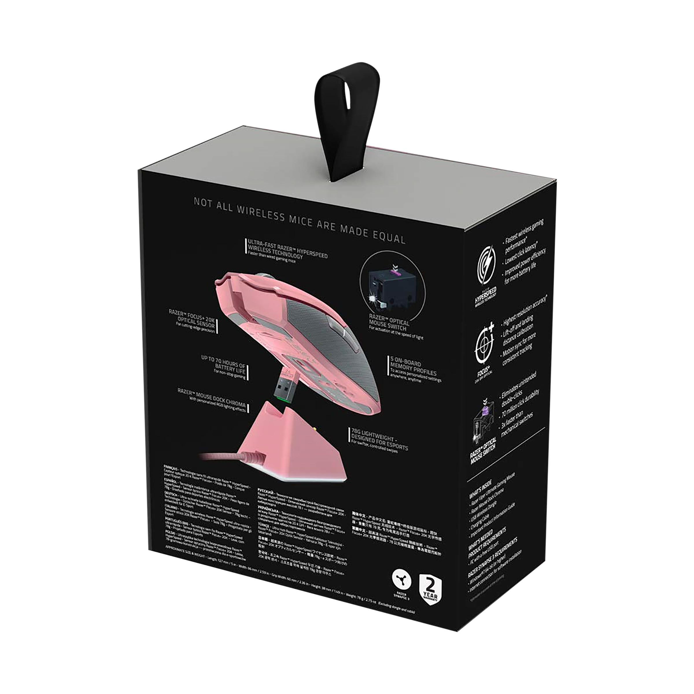 RAZER Viper Ultimate Rechargeable Wireless Optical Gaming Mouse (20000 DPI, Upto 70 Million Clicks, Quartz)_9