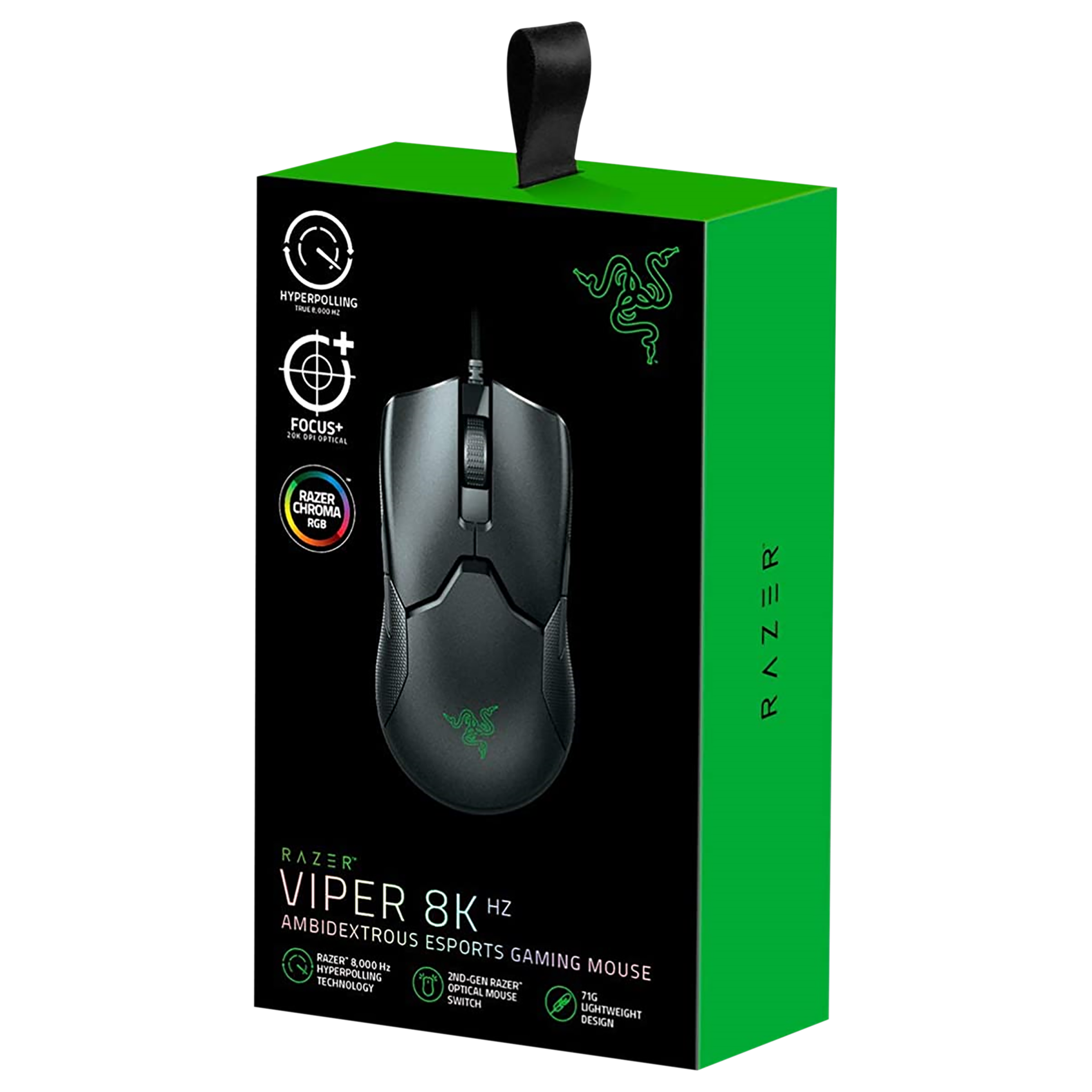 RAZER Viper 8KHz Wired Optical Gaming Mouse (20000 DPI, Lightsync RGB, Black)_7
