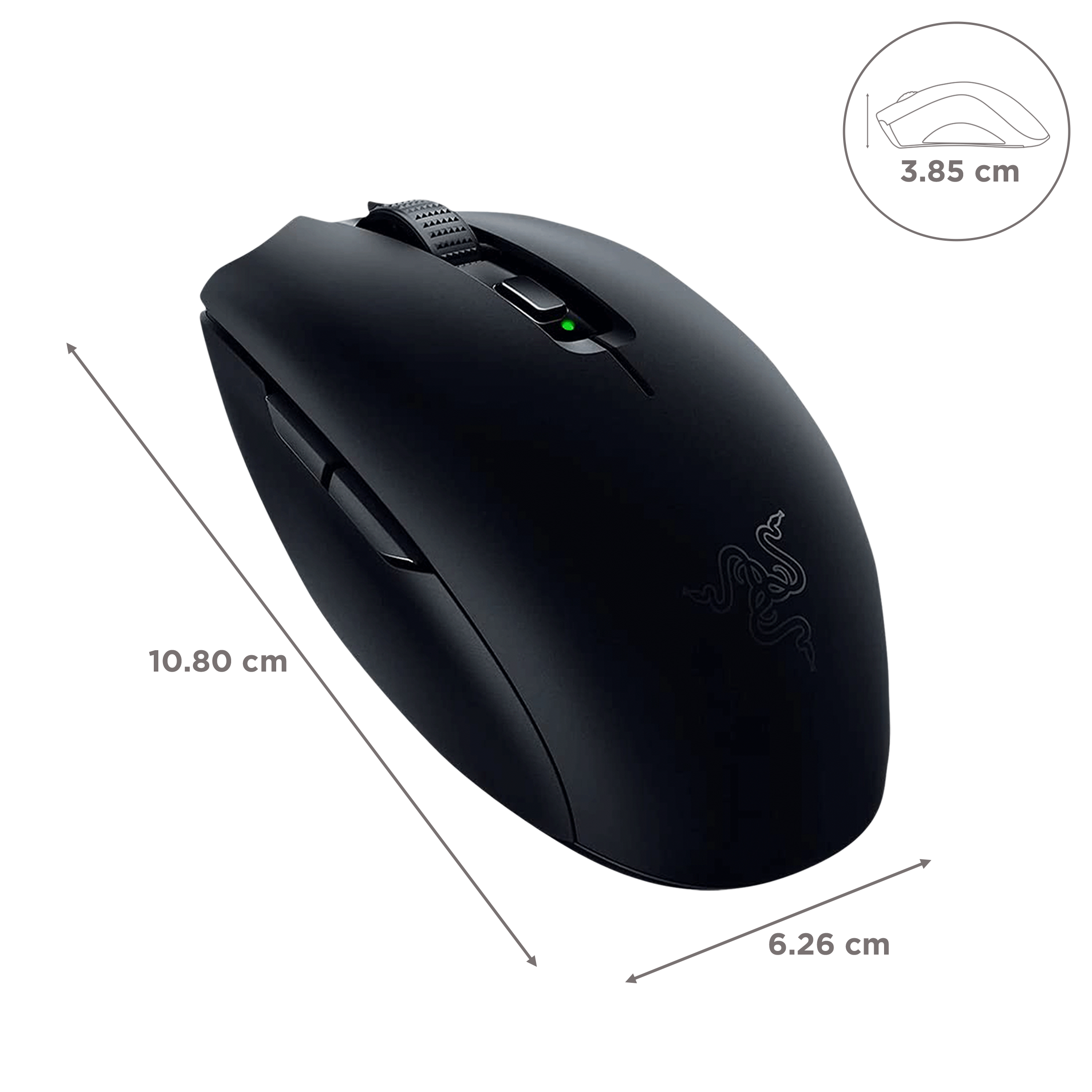 RAZER Orochi V2 Wireless Optical Gaming Mouse (18000 DPI, HyperShift Function, Black)_3