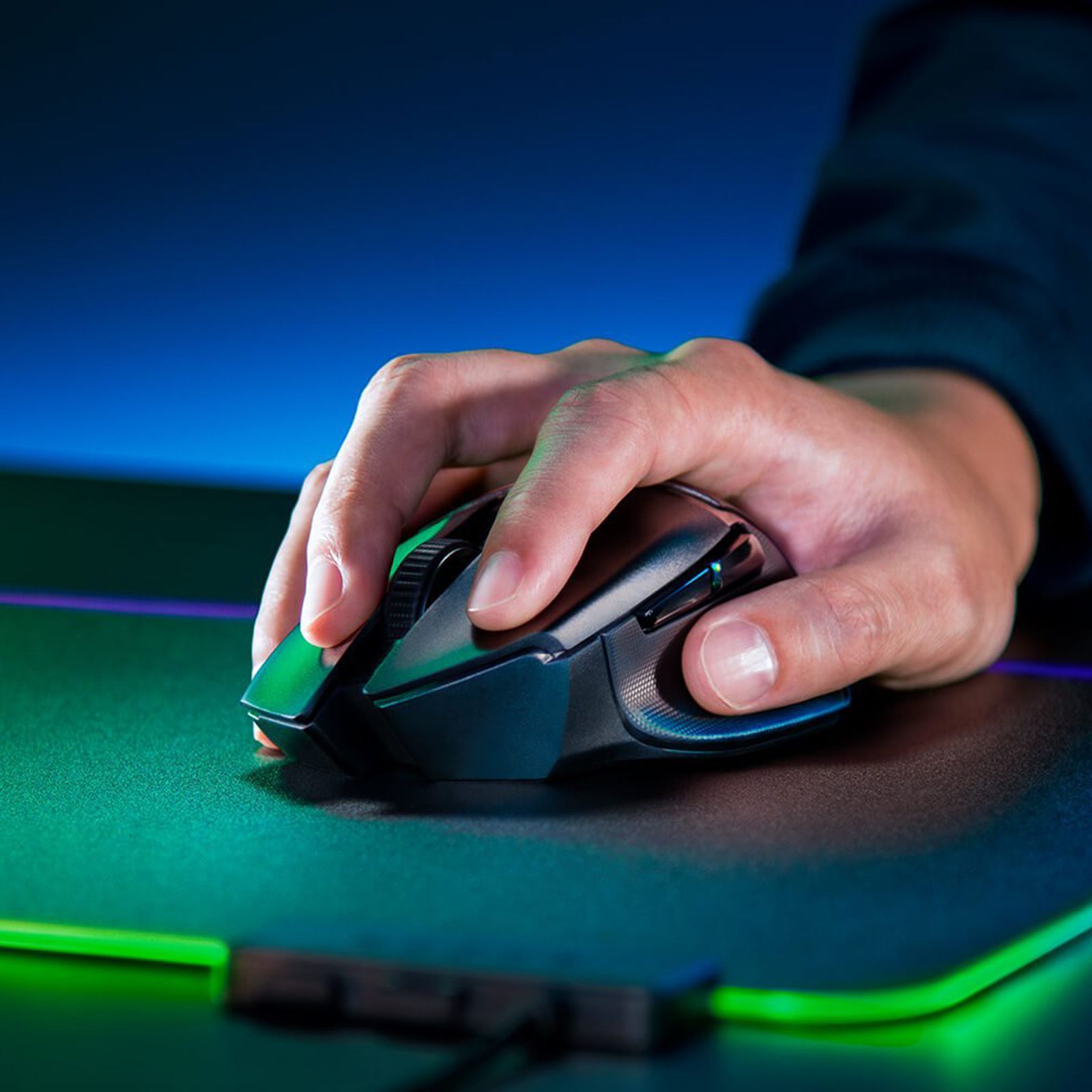 RAZER Basilisk X HyperSpeed Wireless Optical Gaming Mouse with Customizable Buttons (16000 DPI Adjustable, 450 IPS Tracking Speed, Matte Black) RAZER Basilisk X HyperSpeed Wireless Optical Gaming Mouse with Customizable Buttons (16000 DPI Adjustable, 450 IPS Tracking Speed, Matte Black)_5
