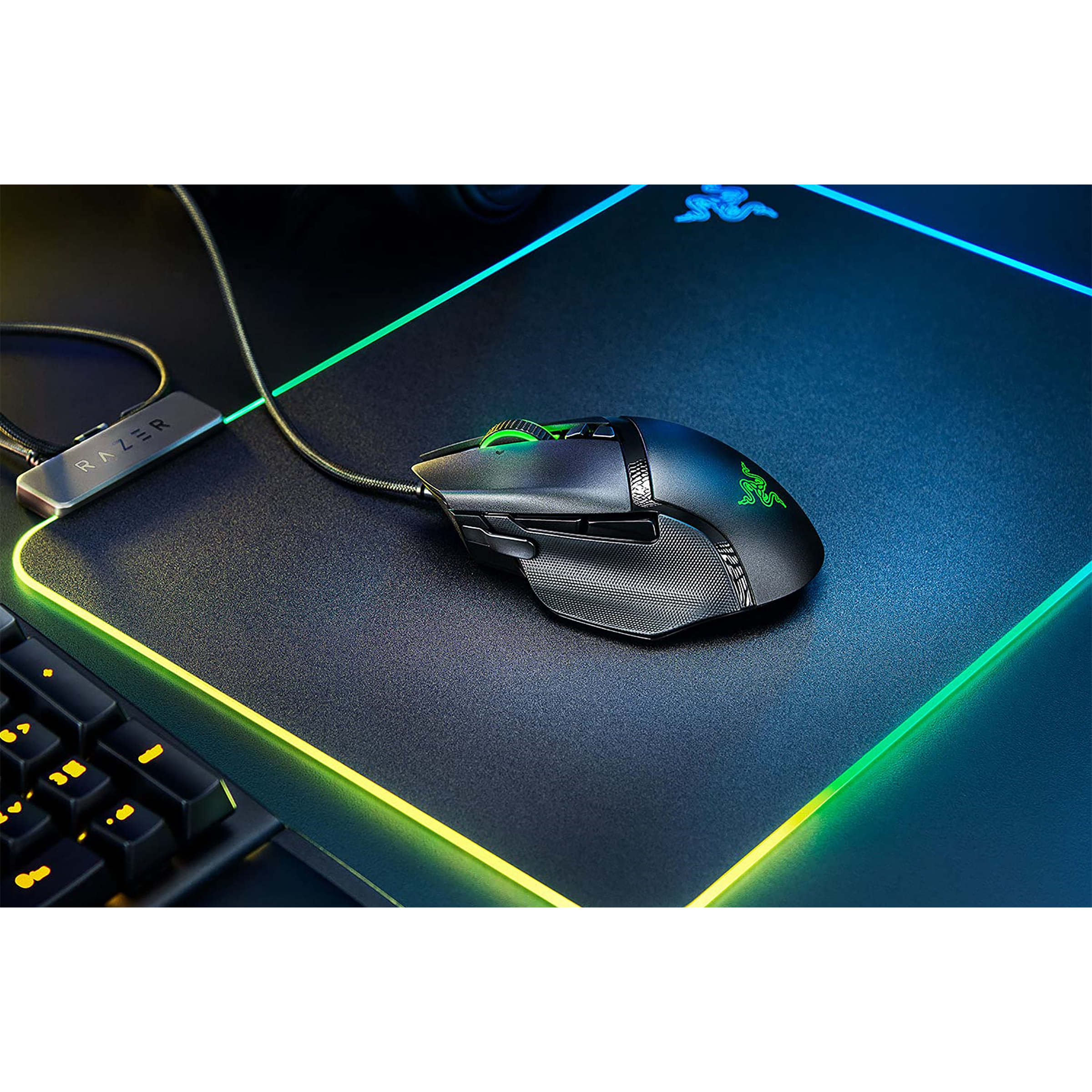 RAZER Basilisk V2 Wired Optical Gaming Mouse with Customizable Buttons (20000 DPI, Customizable Scroll Wheel Resistance, Black)_8