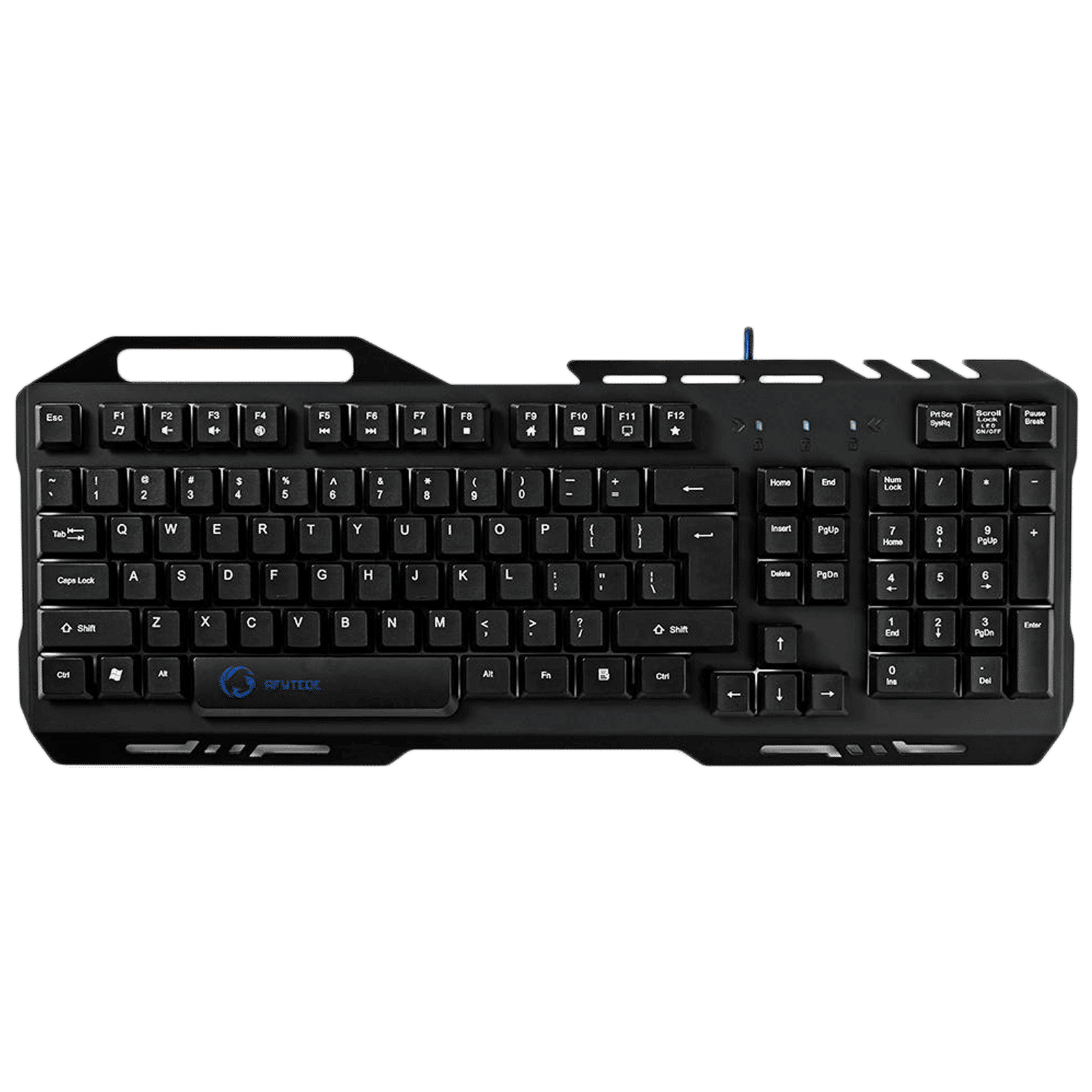 nedis Wired Gaming Keyboard (Phone Holder, GKBD200BKUS, Black)_1