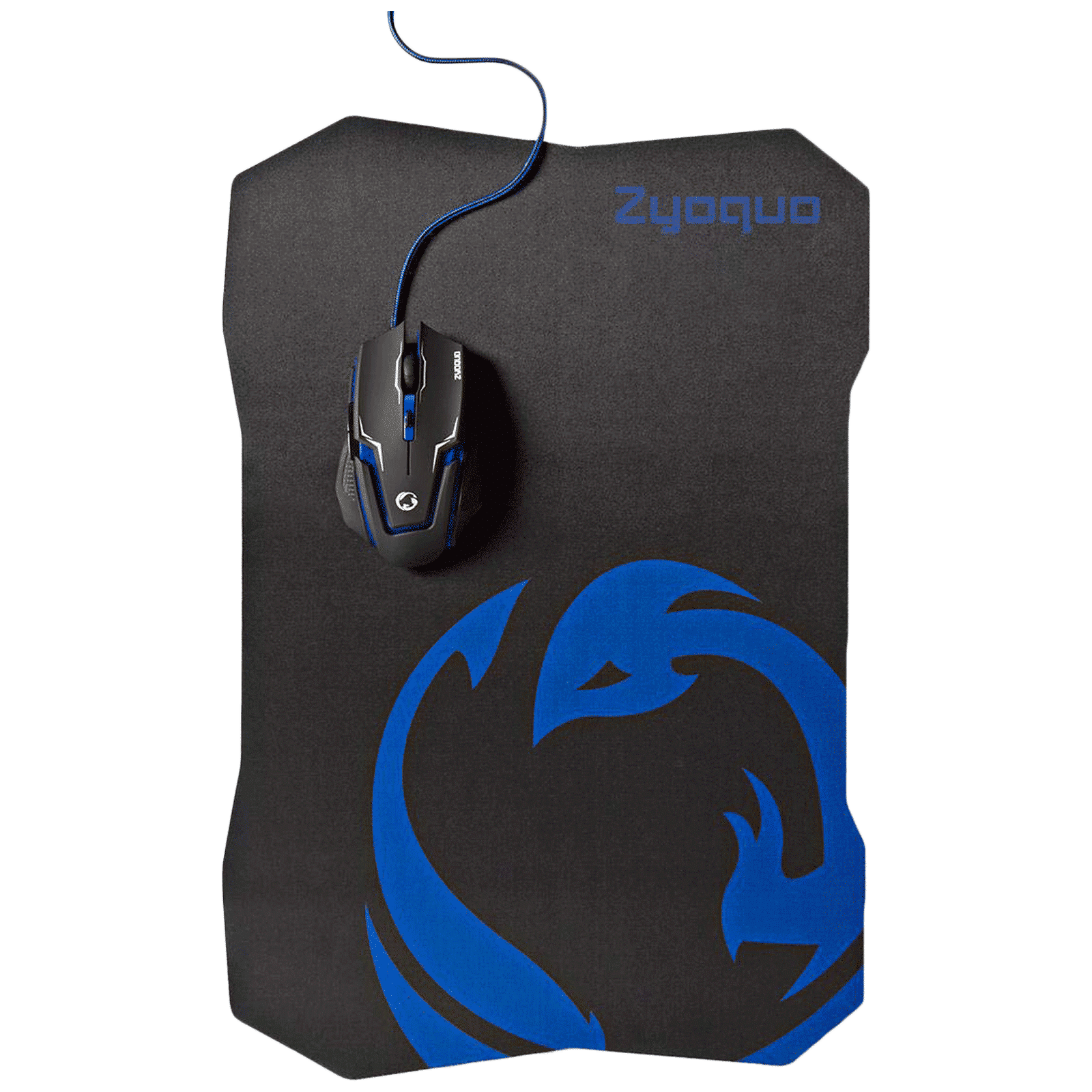 Nedis Wired Optical Gaming Mouse and Mouse Pad (Adjustable DPI, GMMP200BK, Black) Nedis Wired Optical Gaming Mouse and Mouse Pad (Adjustable DPI, GMMP200BK, Black)_1