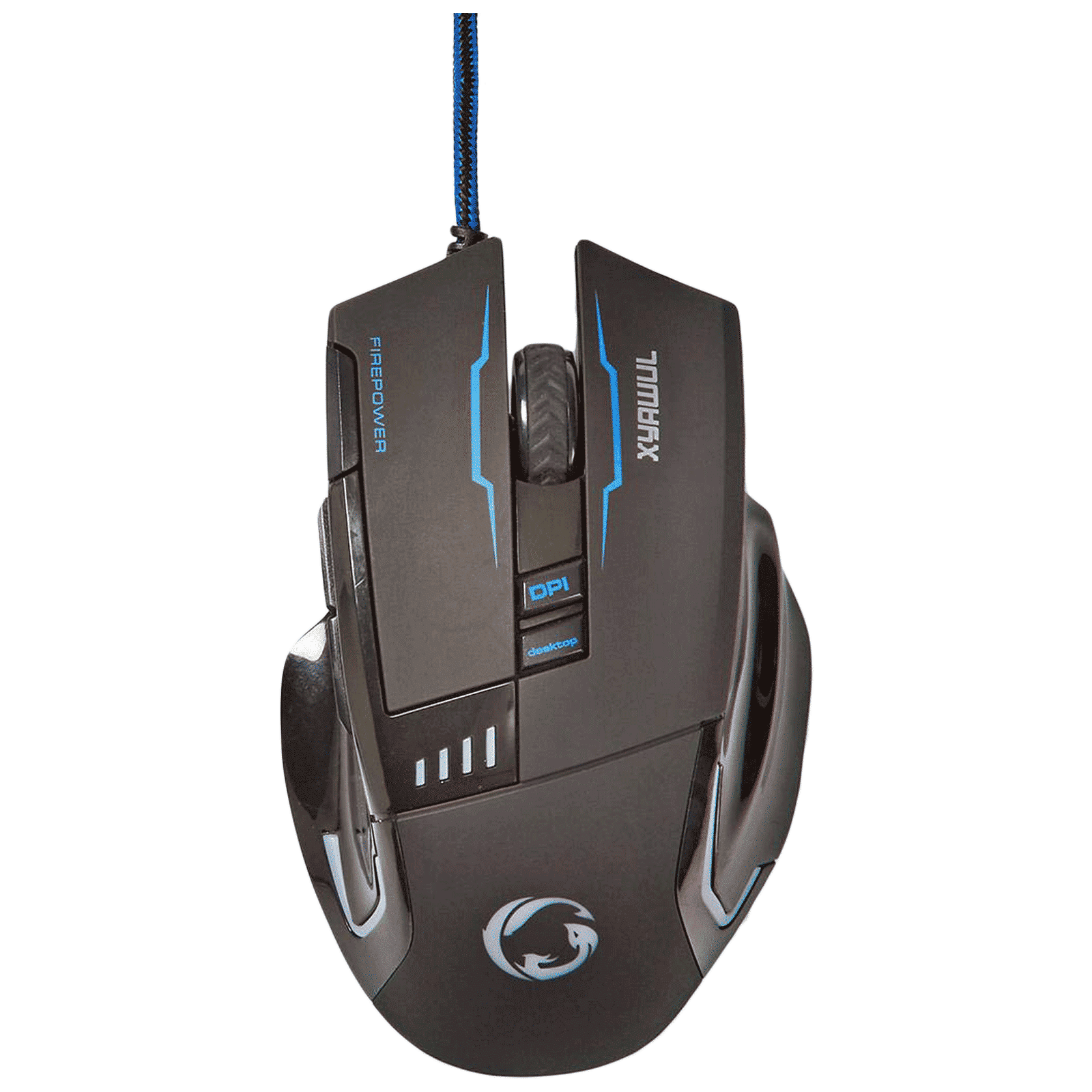 nedis Wired Optical Gaming Mouse (8 Programmable Buttons, GMWD300BK, Black) nedis Wired Optical Gaming Mouse (8 Programmable Buttons, GMWD300BK, Black)_1