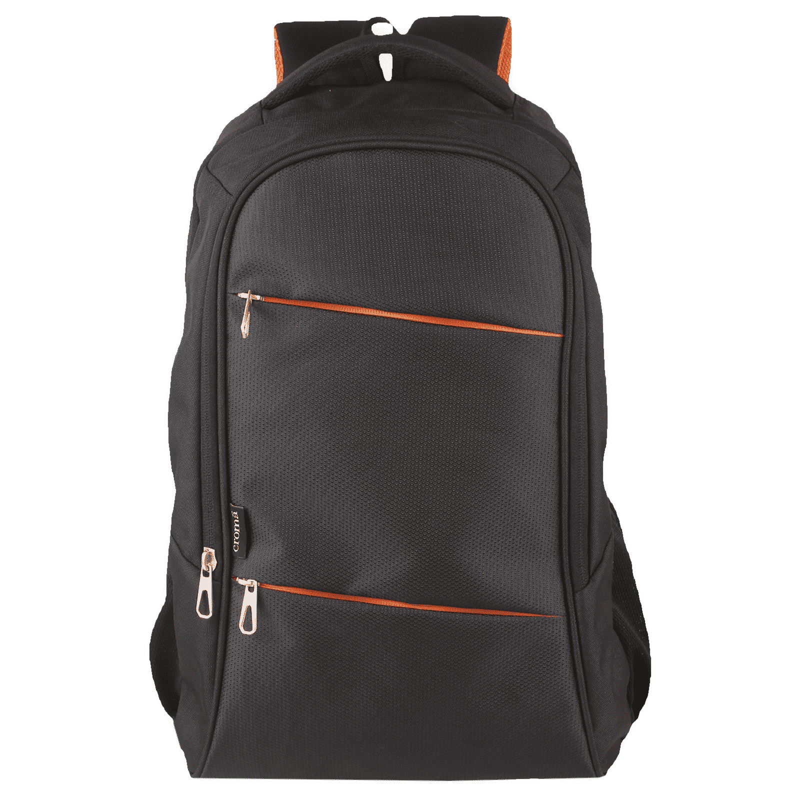 Croma Nova Polyester Laptop Backpack for 15.6 Inch Laptop (21.7 L, Cushioned Compartment, Black) Croma Nova Polyester Laptop Backpack for 15.6 Inch Laptop (21.7 L, Cushioned Compartment, Black)_1