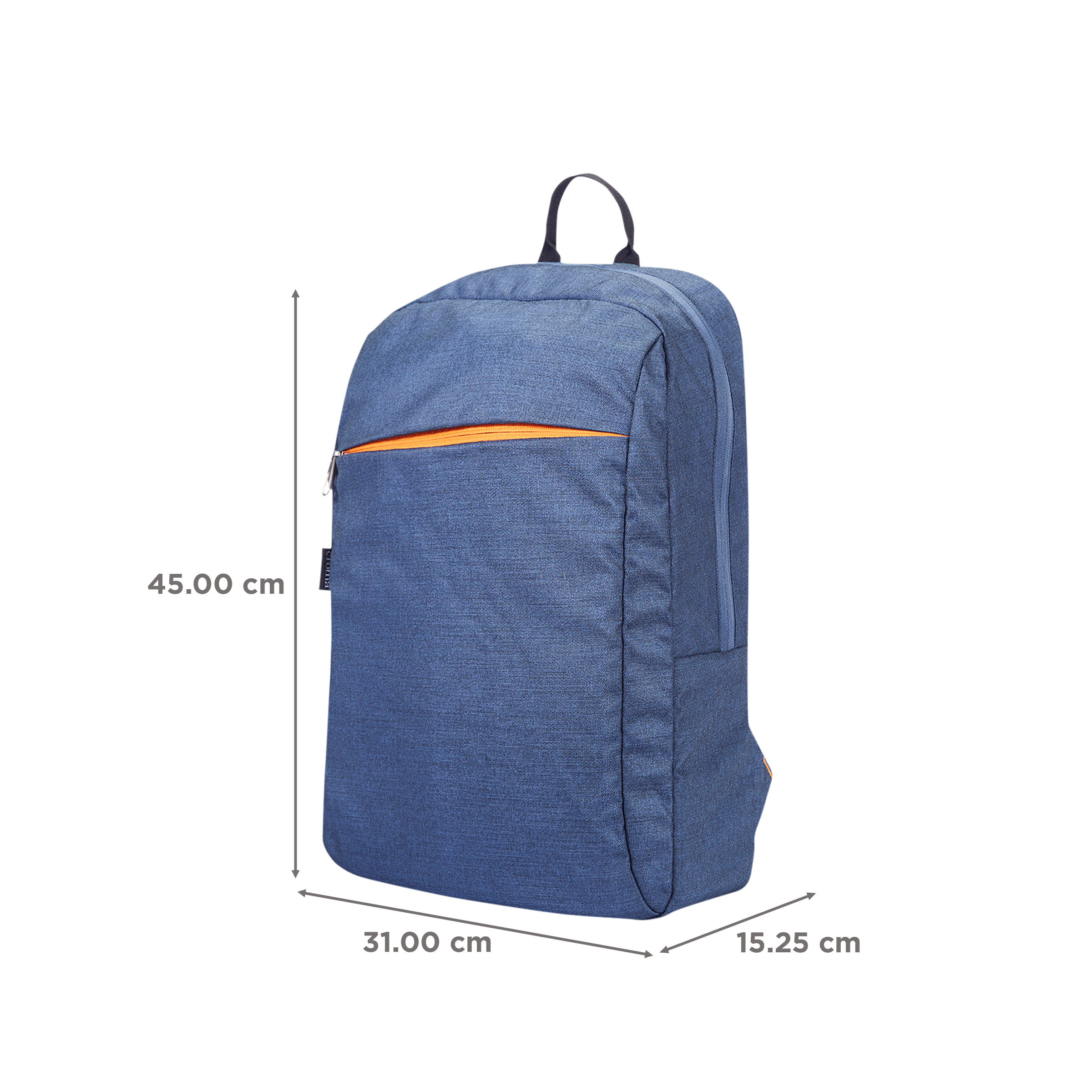 Croma Standard Polyester Laptop Backpack for 15.6 Inch Laptop (21.7 L, Adjustable Shoulder Strap, Blue)_3