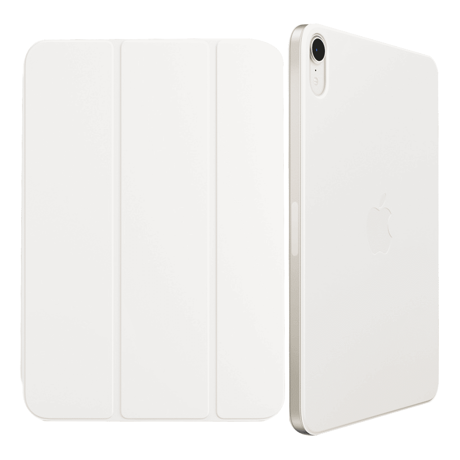 Apple Smart Leather Folio Case for Apple iPad Mini (6th Gen) 8.3 Inch (Magnetic Attachments, White)_1