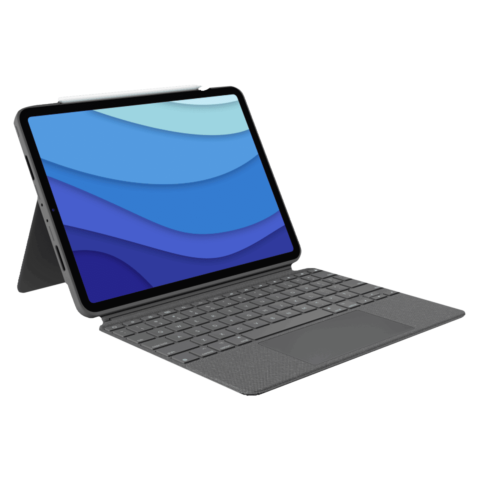 logitech Combo Touch Bluetooth Detachable Keyboard for Apple iPad Pro 11 Inch (1st, 2nd, 3rd & 4th Gen) with Touchpad (Adjustable Kickstand, Oxford Grey)_4
