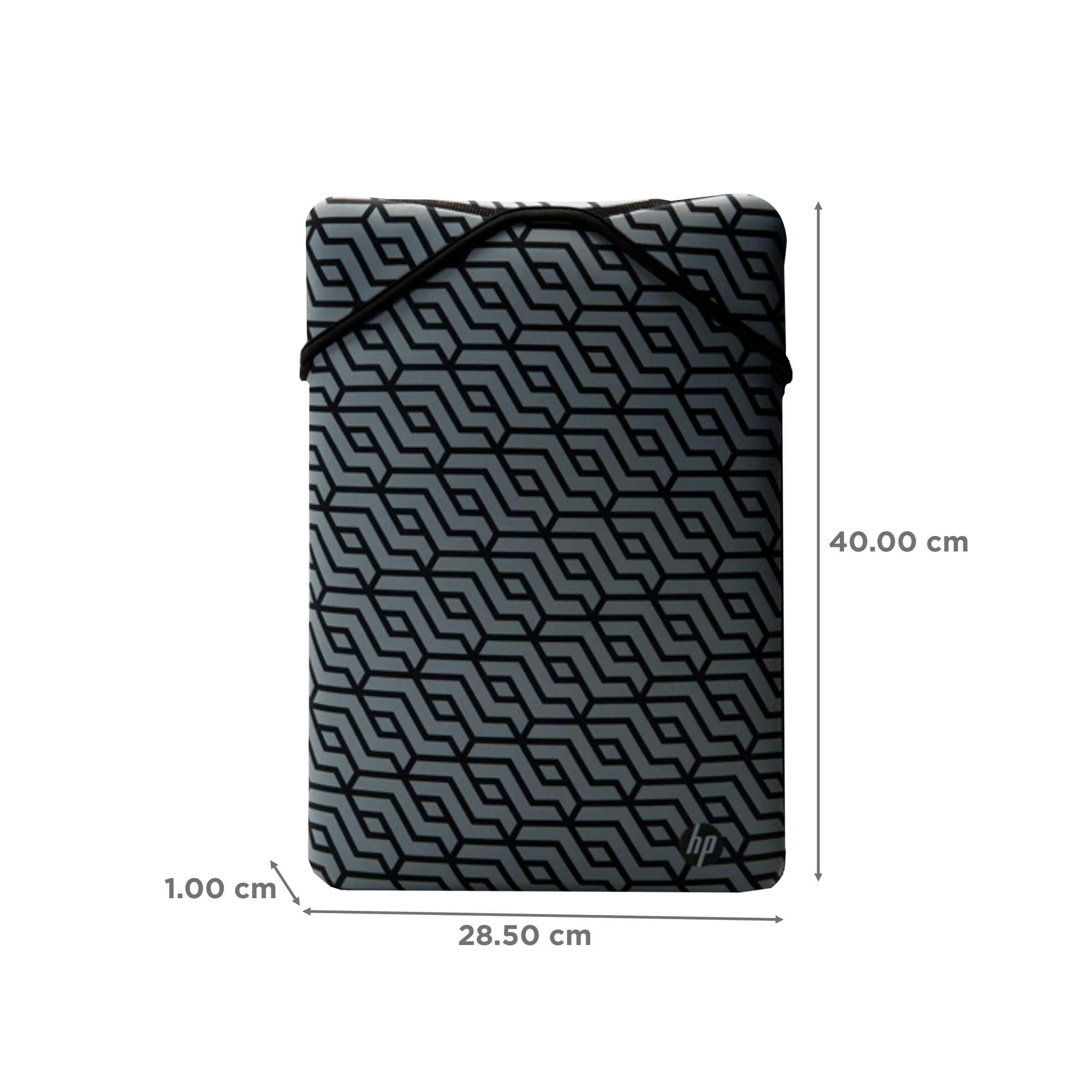 HP Reversible Geo Neoprene Laptop Sleeve for 15.6 Inch Laptop (Dependable Protection, Black/Grey) HP Reversible Geo Neoprene Laptop Sleeve for 15.6 Inch Laptop (Dependable Protection, Black/Grey)_2